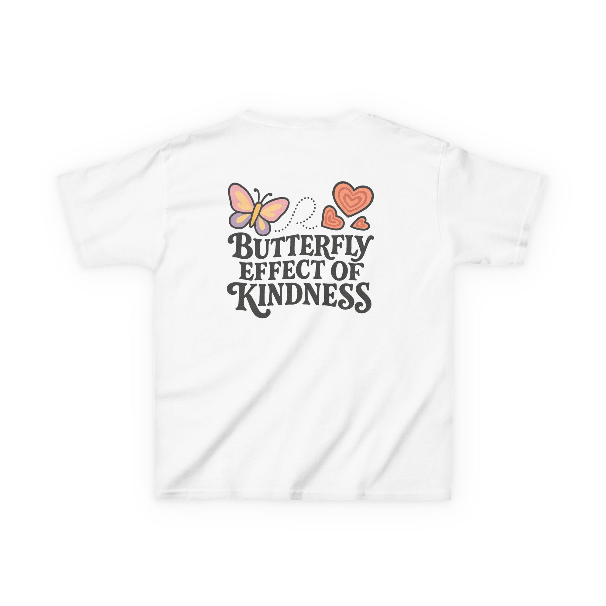 Kids Butterfly Effect of Kindness T-Shirt National Pink Shirt Day - Image 9