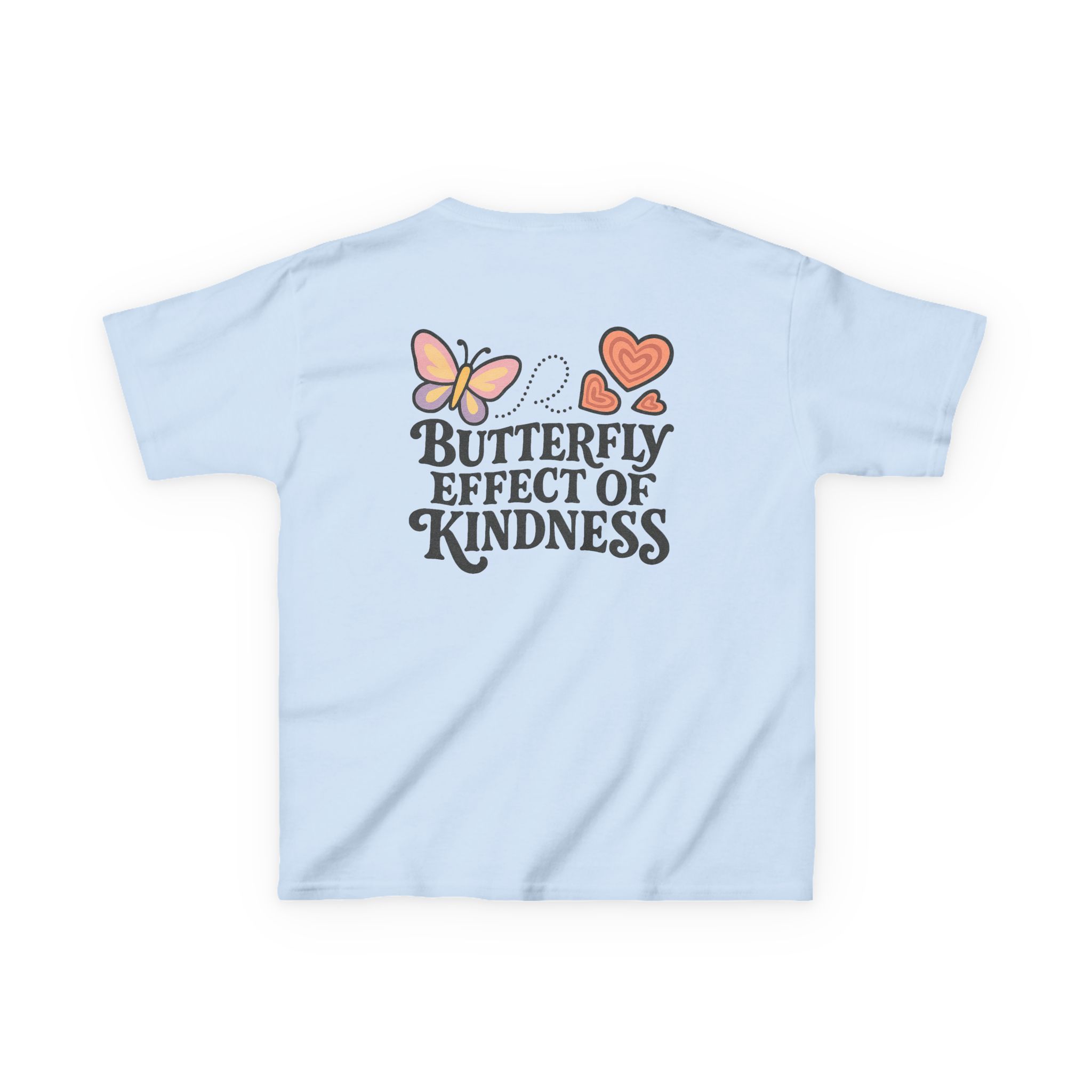 Kids Butterfly Effect of Kindness T-Shirt National Pink Shirt Day - Image 51