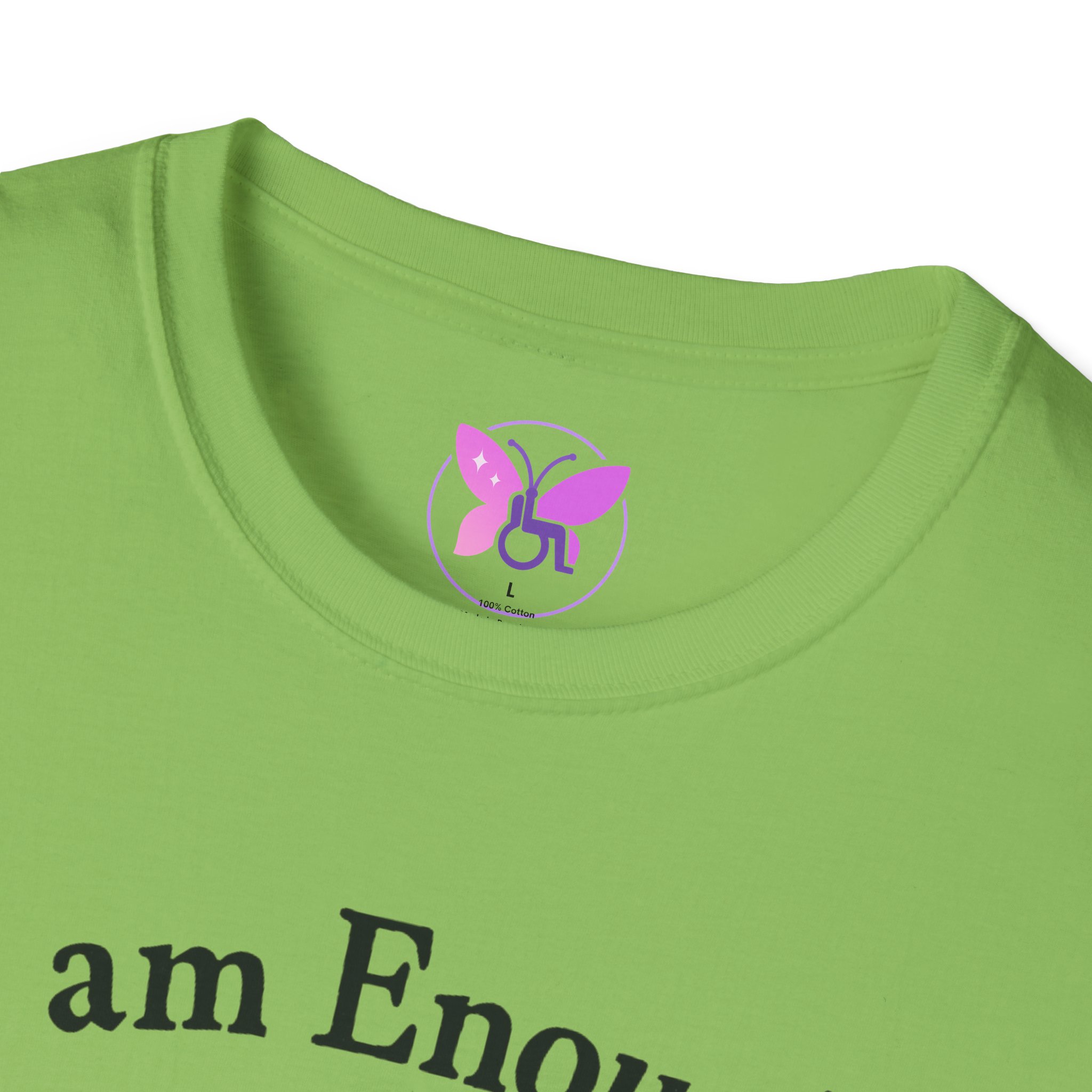 I Am Enough T-Shirt - Mental Health Awareness Shirt, Self Love Tee, Positive Message, Empowerment Apparel, Gift for Women, You Are Enough - Image 23