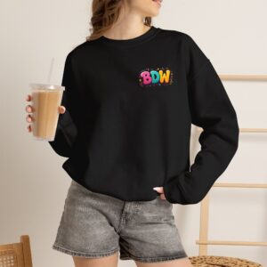 Double Sided Adult Crewneck Sweater — “If I’m the Problem Then You Might Be the Reason”