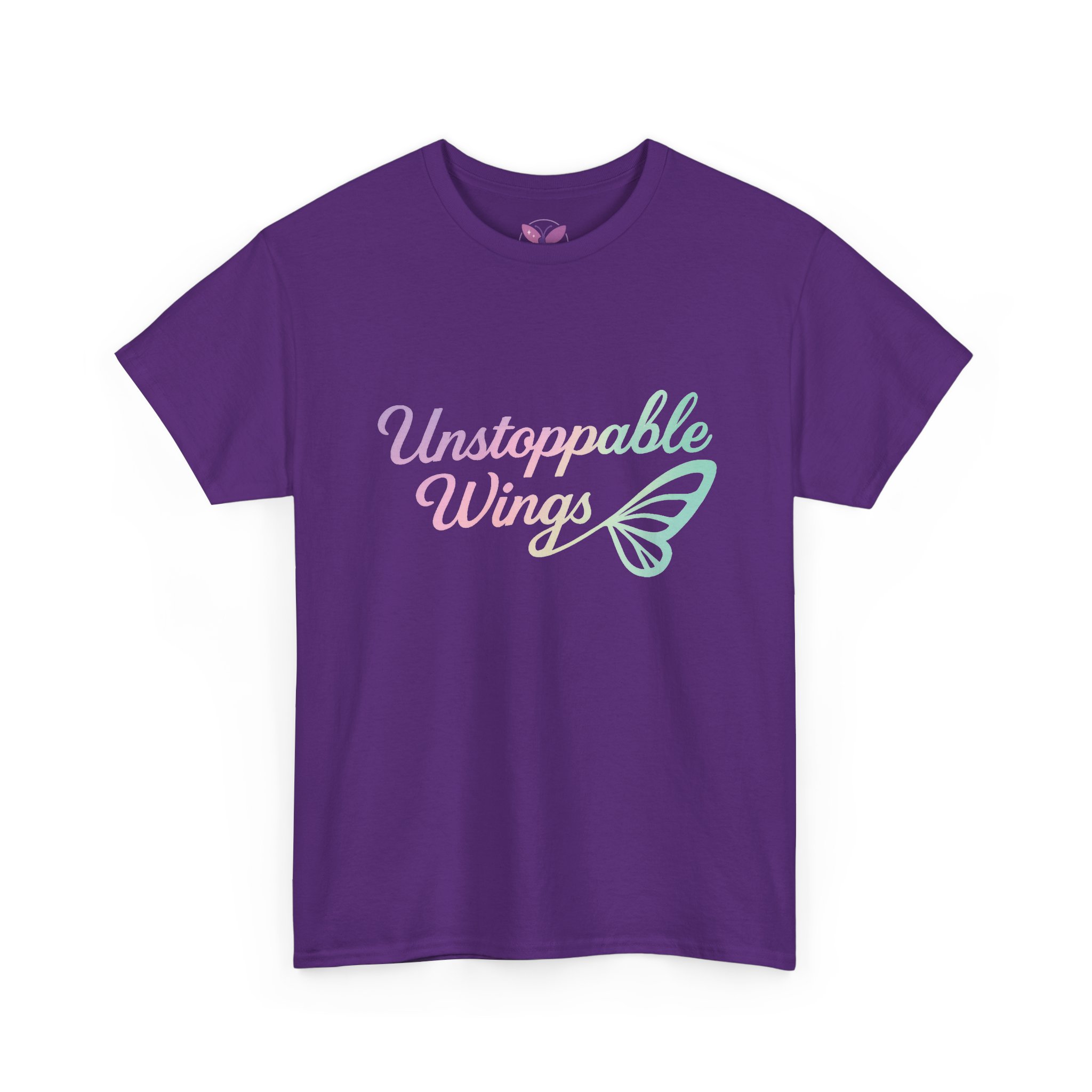 Unstoppable Wings Motivational T-Shirt for Women & Men | Butterfly Empowerment Tee | Inspirational Gift Unisex Heavy Cotton Tee - Image 39