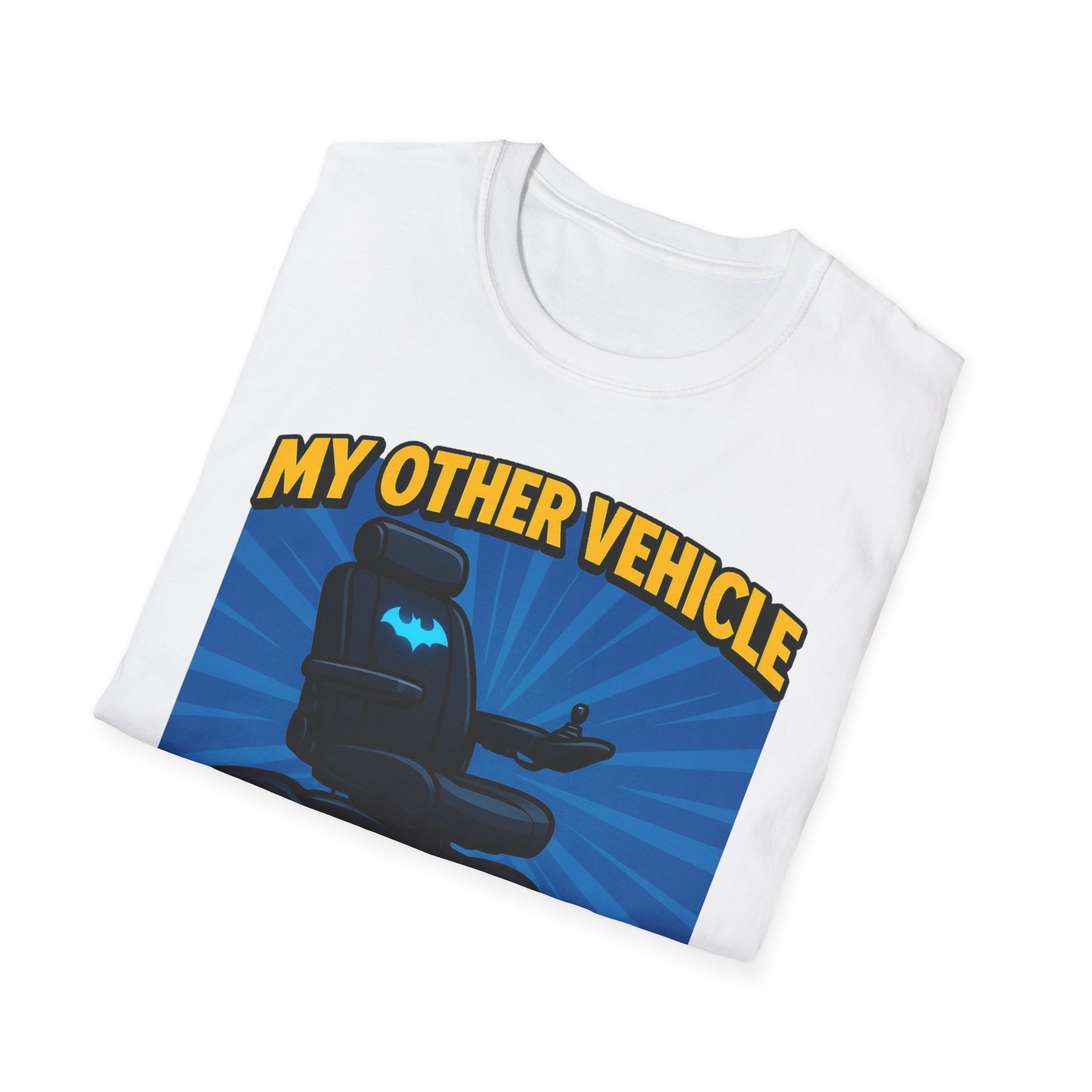 My Other Vehicle Is the Batmobile-Disability Pride Tshirt, Superhero Humor Tee, Wheelchair Tee, Powerchair Shirt, Adaptive Clothing - Image 4