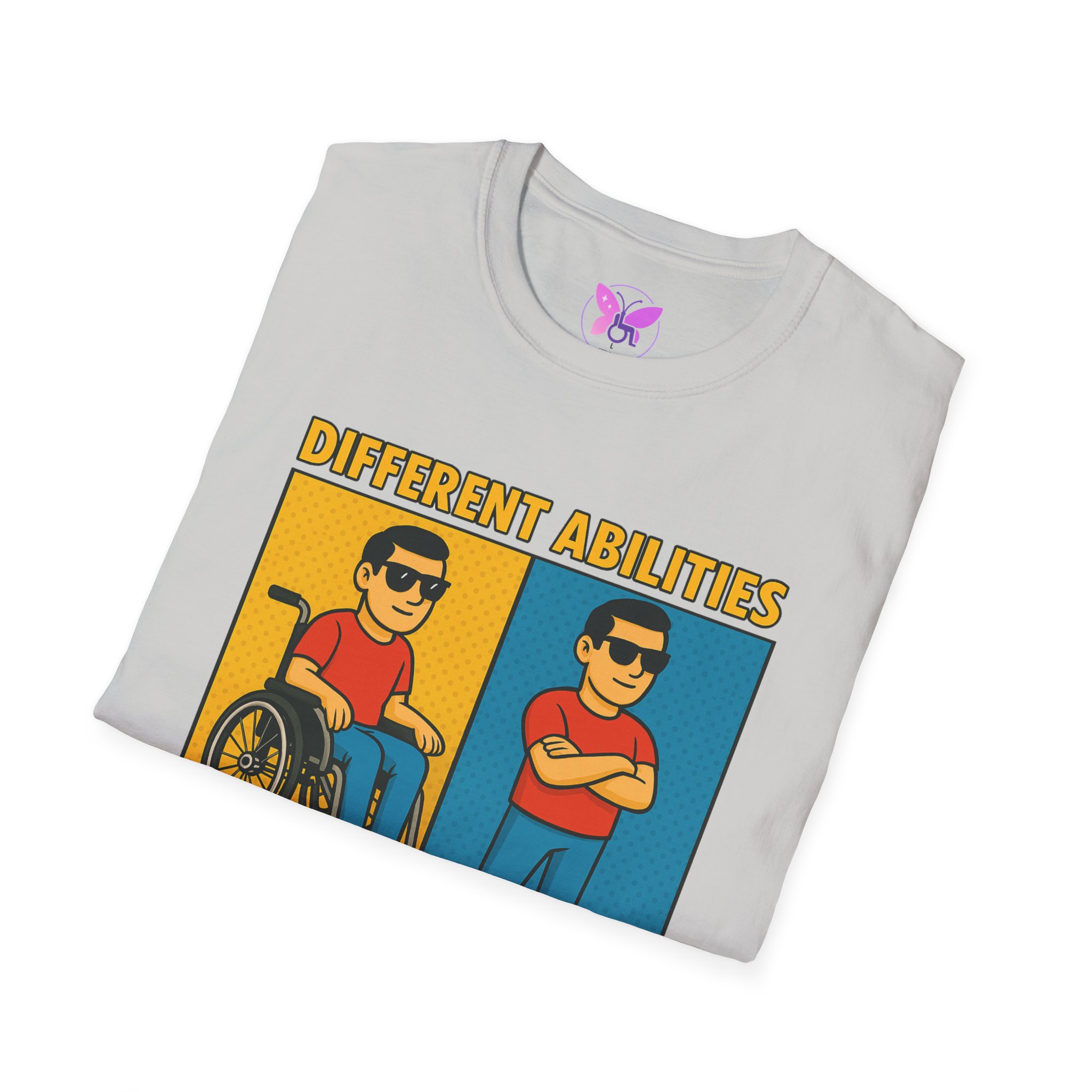 Different Abilities Same Attitude T-Shirt Disability Empowerment Tee Inclusive Unisex Shirt - Image 12