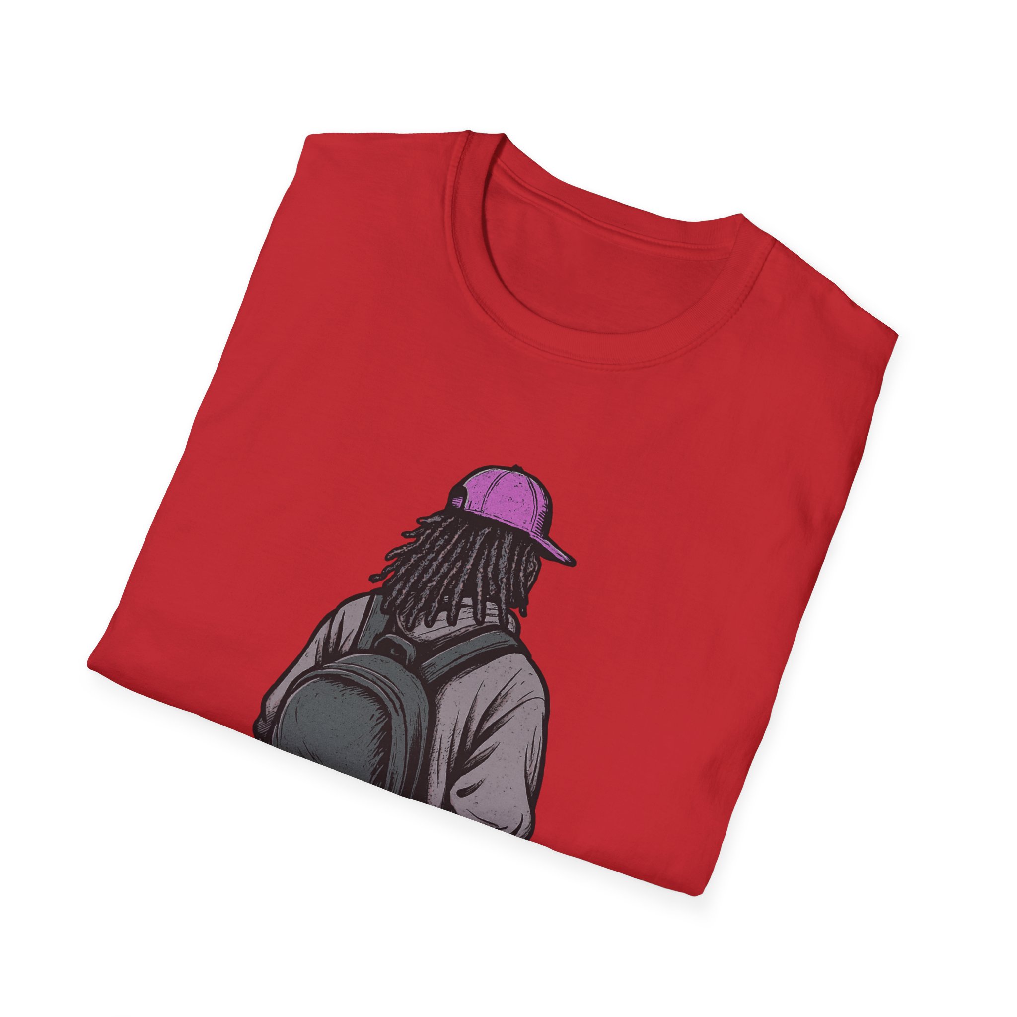 Dreadlocks Streetwear Graphic Tee Purple Cap Hoodie Backpack Urban Unisex Tee soft unisex cotton, Streetwear Lovers, Unisex Gift - Image 20