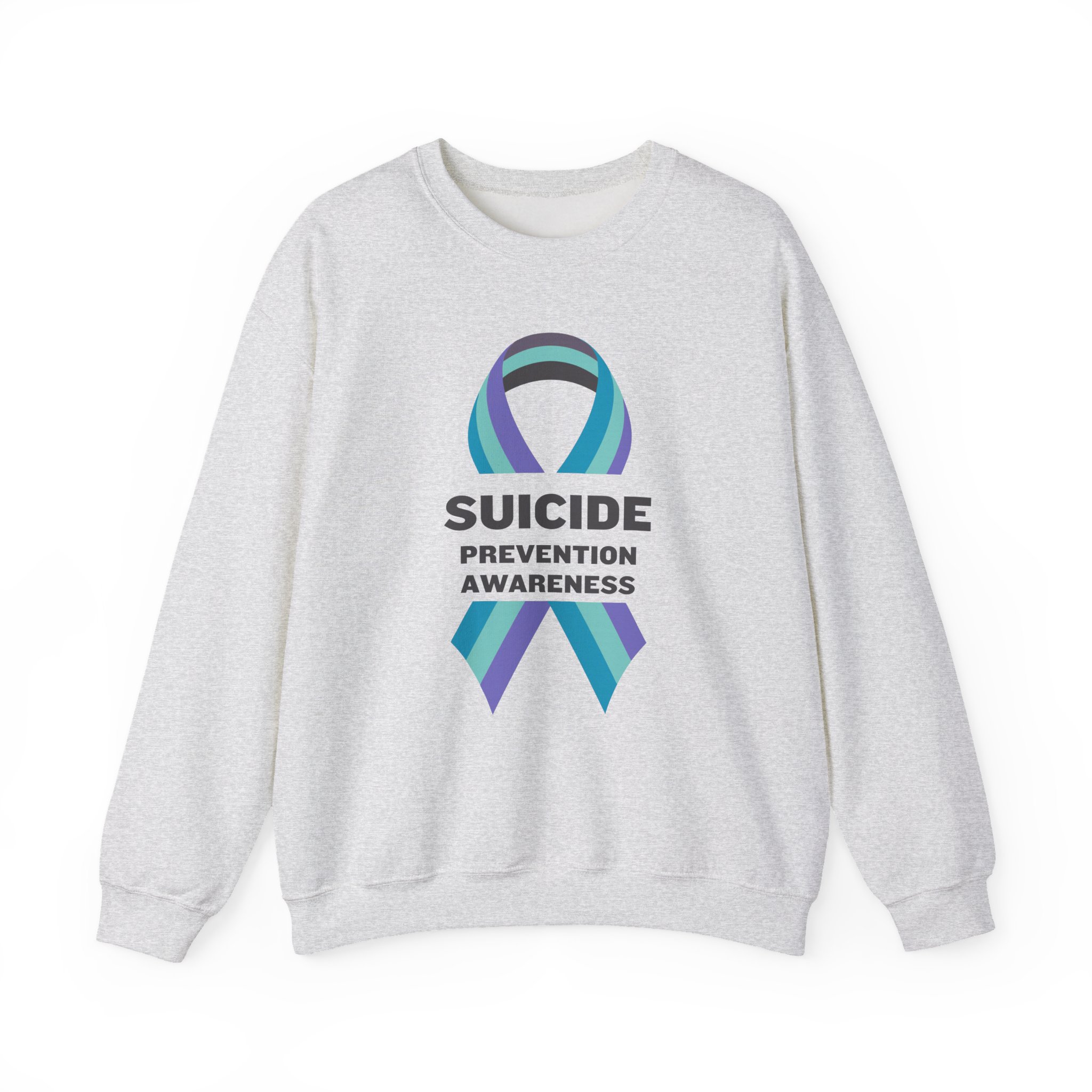 Suicide Prevention Awareness Crewneck Sweatshirt, Support Mental Health, Unisex Heavy Blend™, Casual Comfort, Gift for Awareness Events - Image 5