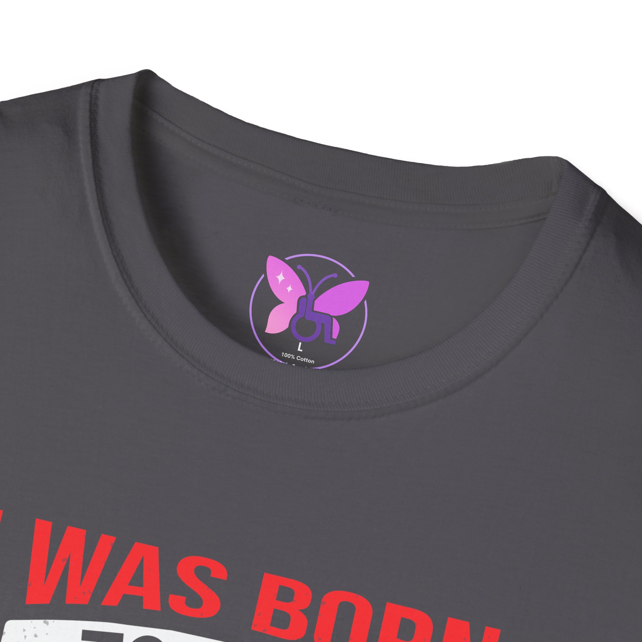 I Was Born To Be A Fighter HIV, AIDS Awareness T-Shirt Red Ribbon Support Fundraiser Tee Solidarity Gift Fighter T-Shirt, Resilience Tee - Image 7
