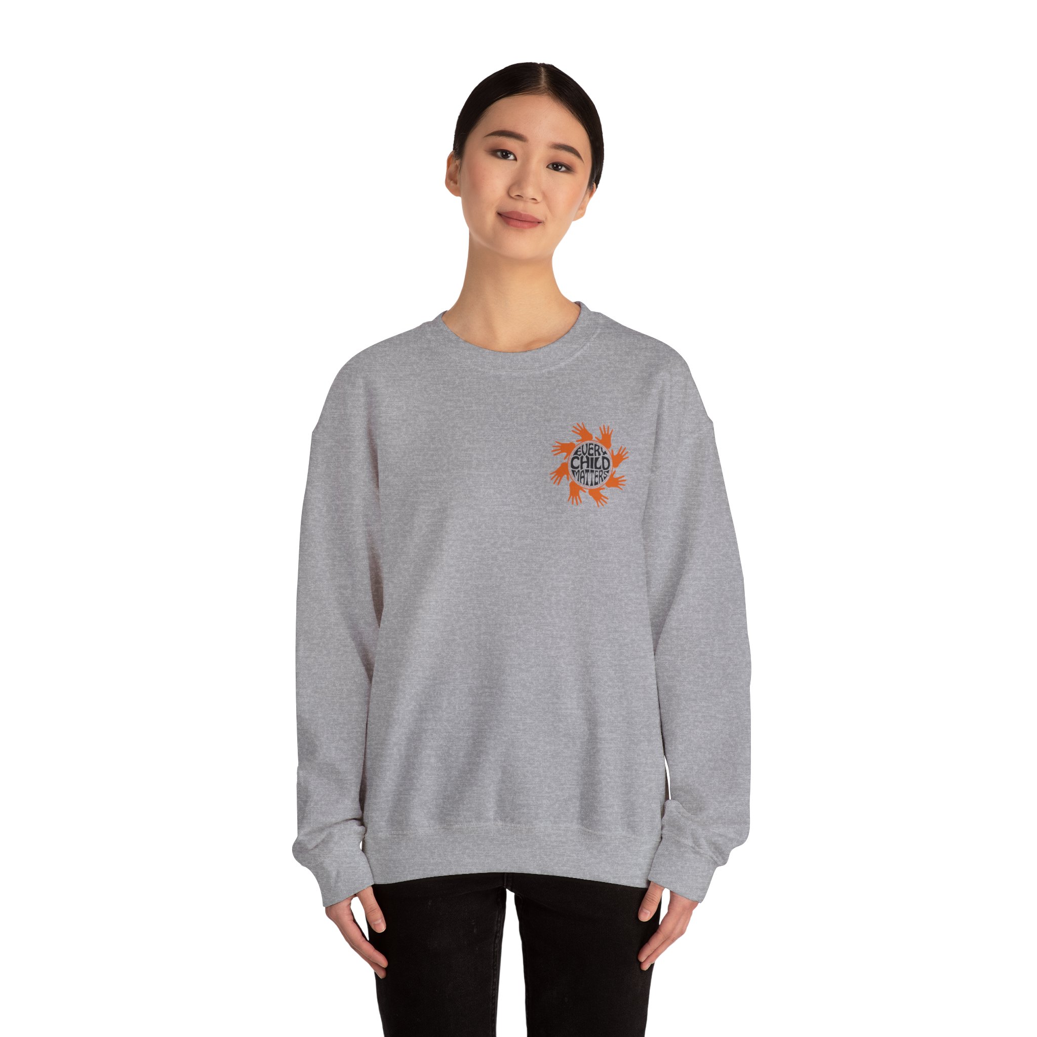 Every Child Matters Crewneck Sweatshirt Adult, Cozy Unisex Pullover, School Spirit Gear, Charity Awareness Apparel, Gift for Parents - Image 4