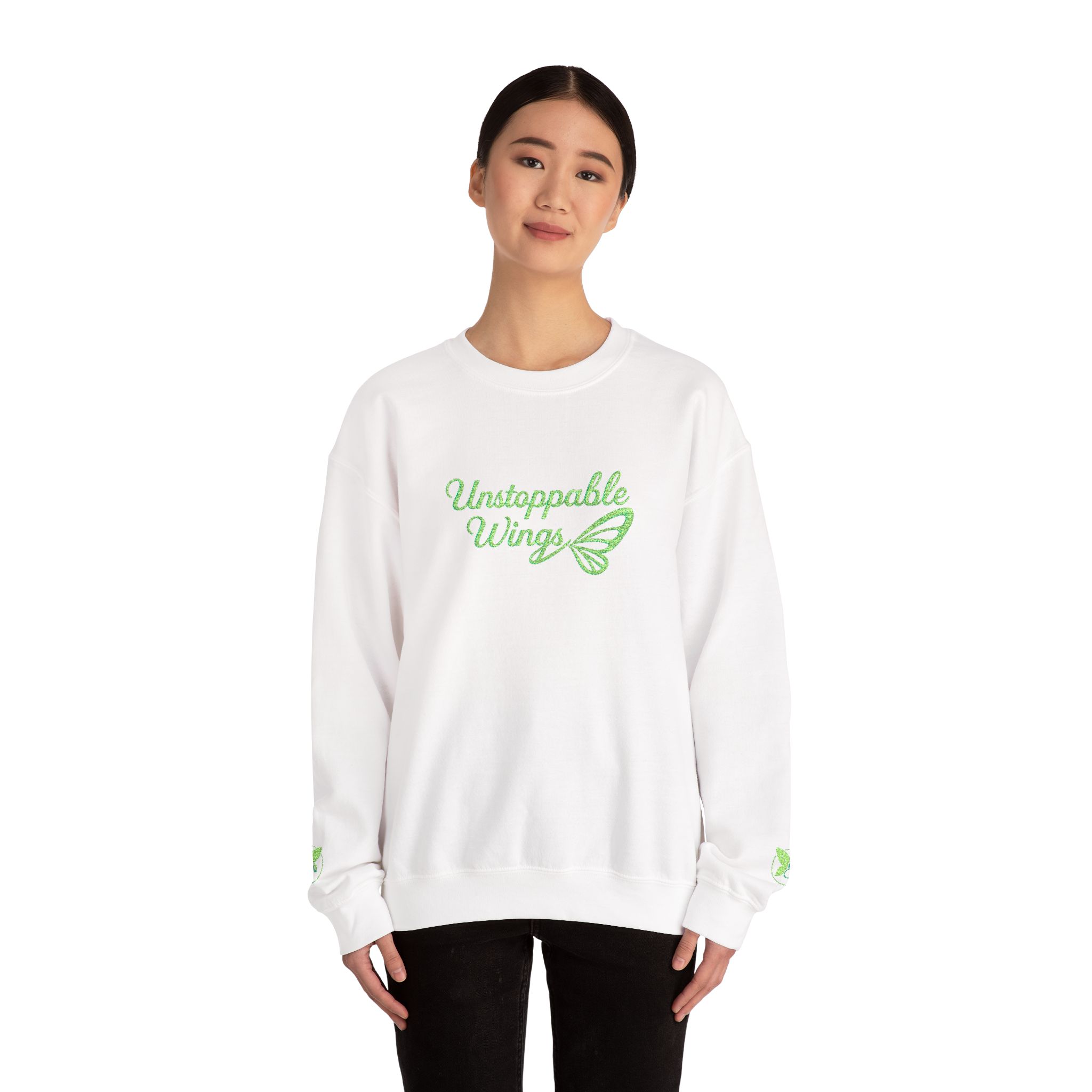 Adult Limited Edition “Unstoppable Wings” Cerebral Palsy Embroidered Adult Sweatshirt - Image 8