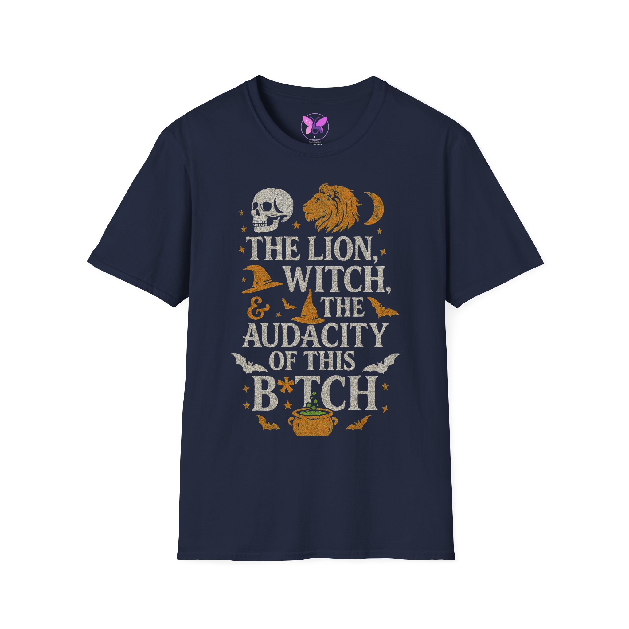 The Lion, The Witch, and the Audacity of This Bitch Shirt Funny Teacher Halloween Shirt, Book Quote Unisex Tee, Sassy Adult Teacher Gift - Image 13