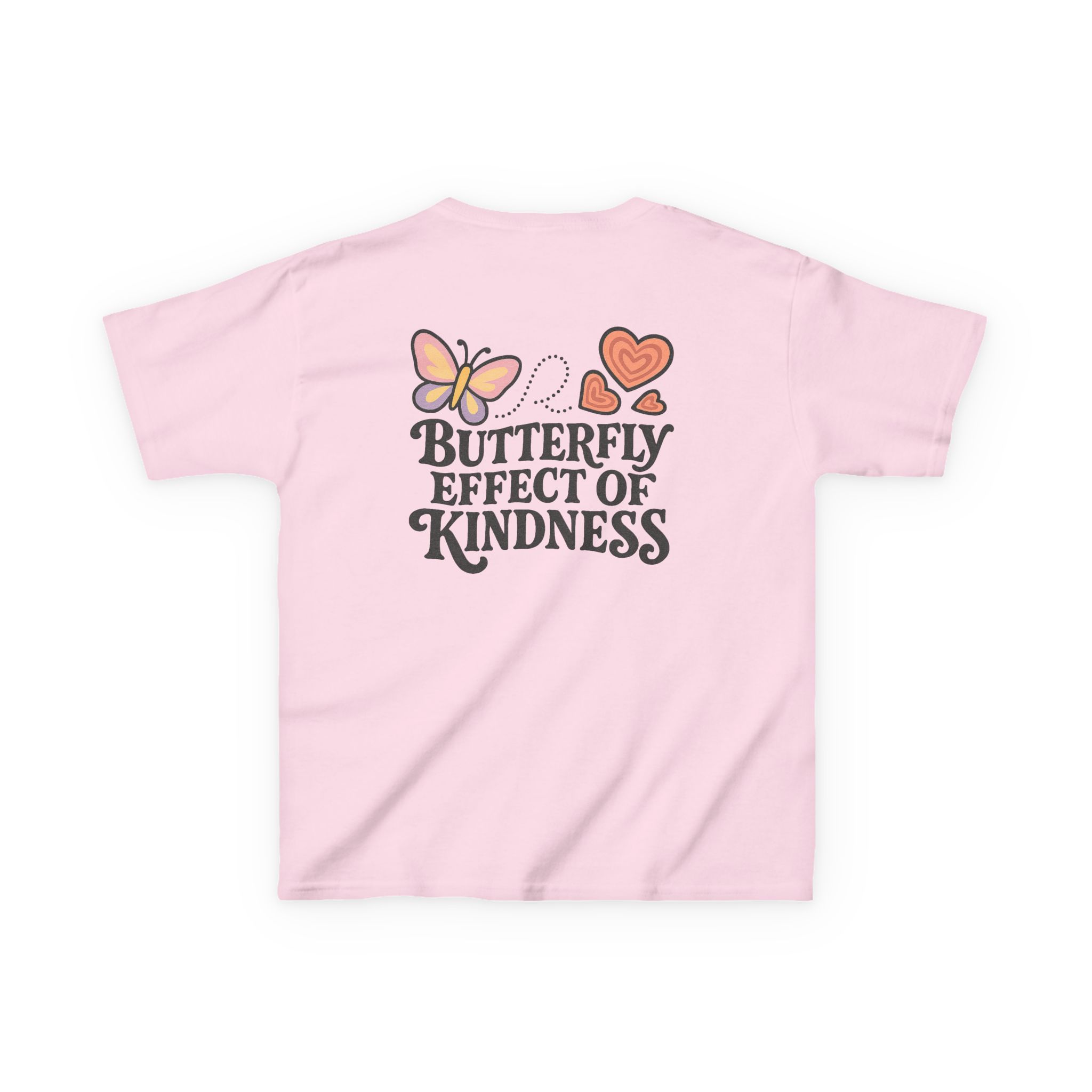 Kids Butterfly Effect of Kindness T-Shirt National Pink Shirt Day - Image 58