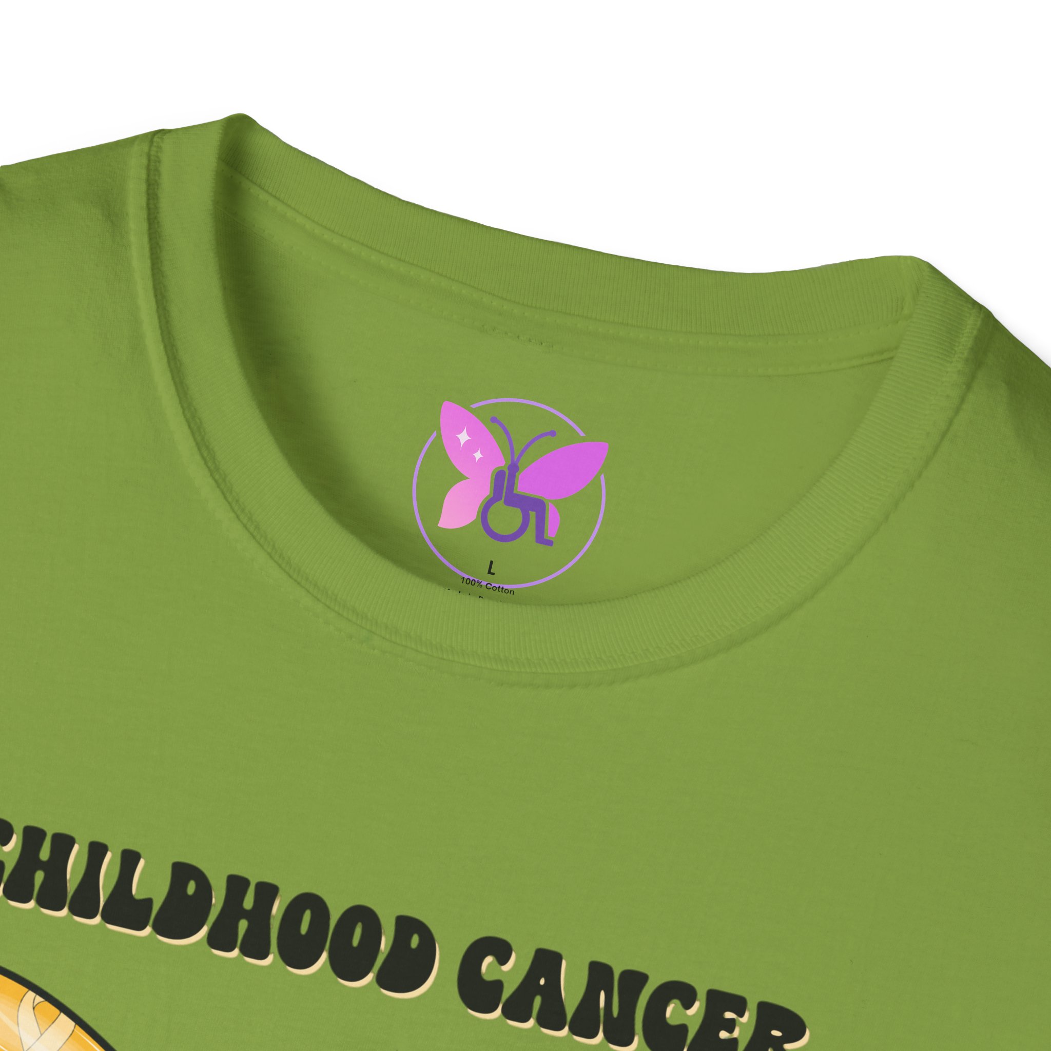 Childhood Cancer Awareness Shirt Gold Ribbon T-Shirt | Awareness Shirt, Pediatric Cancer Support Tee for Kids and Adults Unisex Fundraiser - Image 15