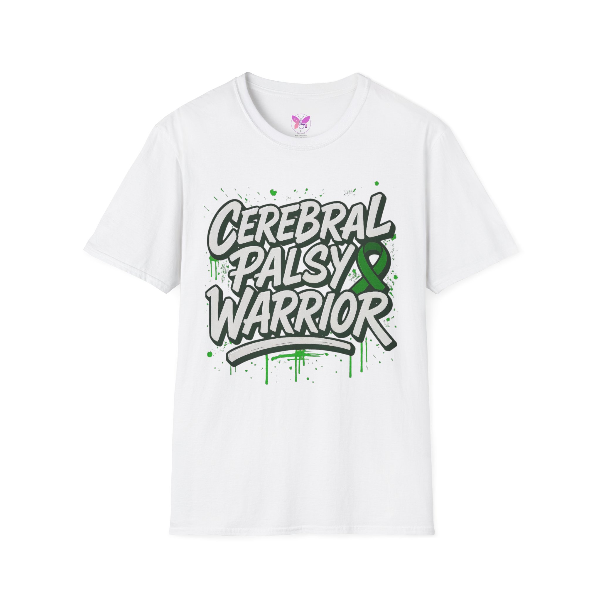 Adult Cerebral Palsy Warrior Tee | Graffiti Awareness Edition - Image 7