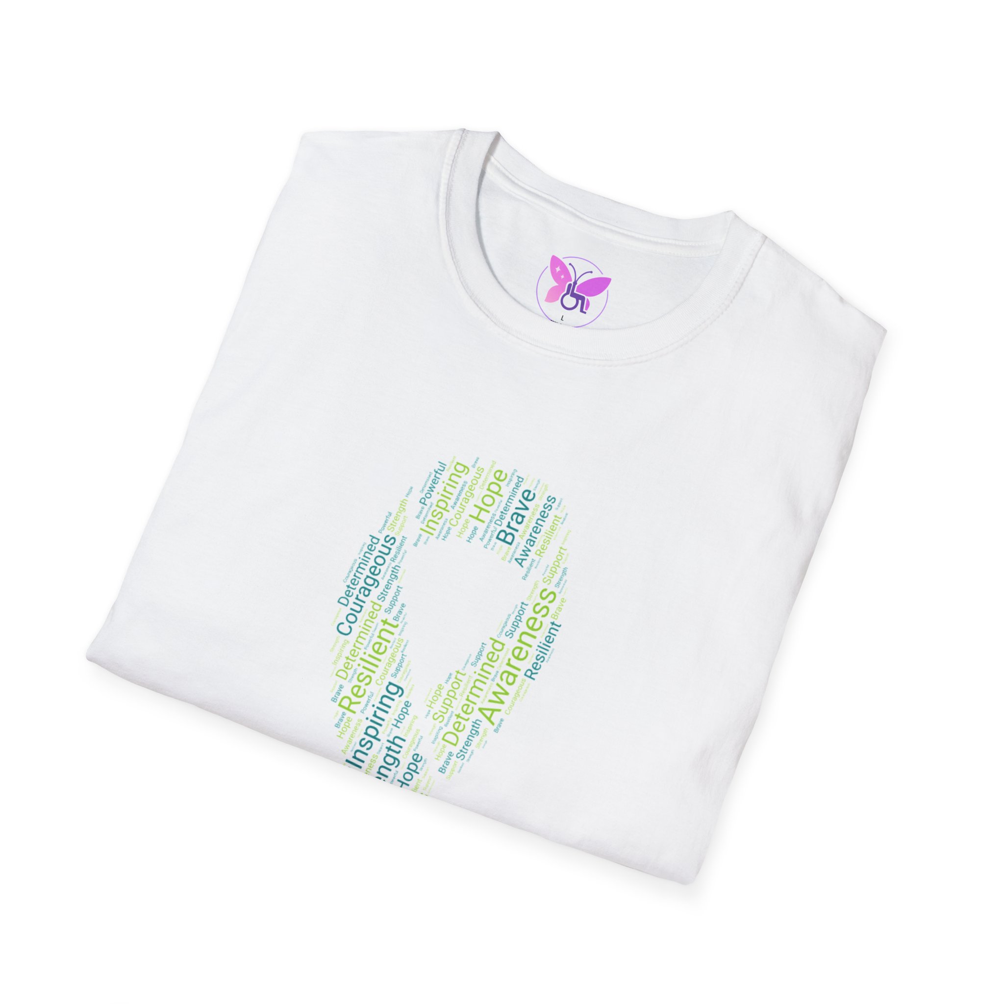 Cerebral Palsy, Mental Health Awareness T-Shirt, Inspirational Tee, Casual Wear, Gift for Friends, Everyday Comfort, Positive Vibes - Image 4