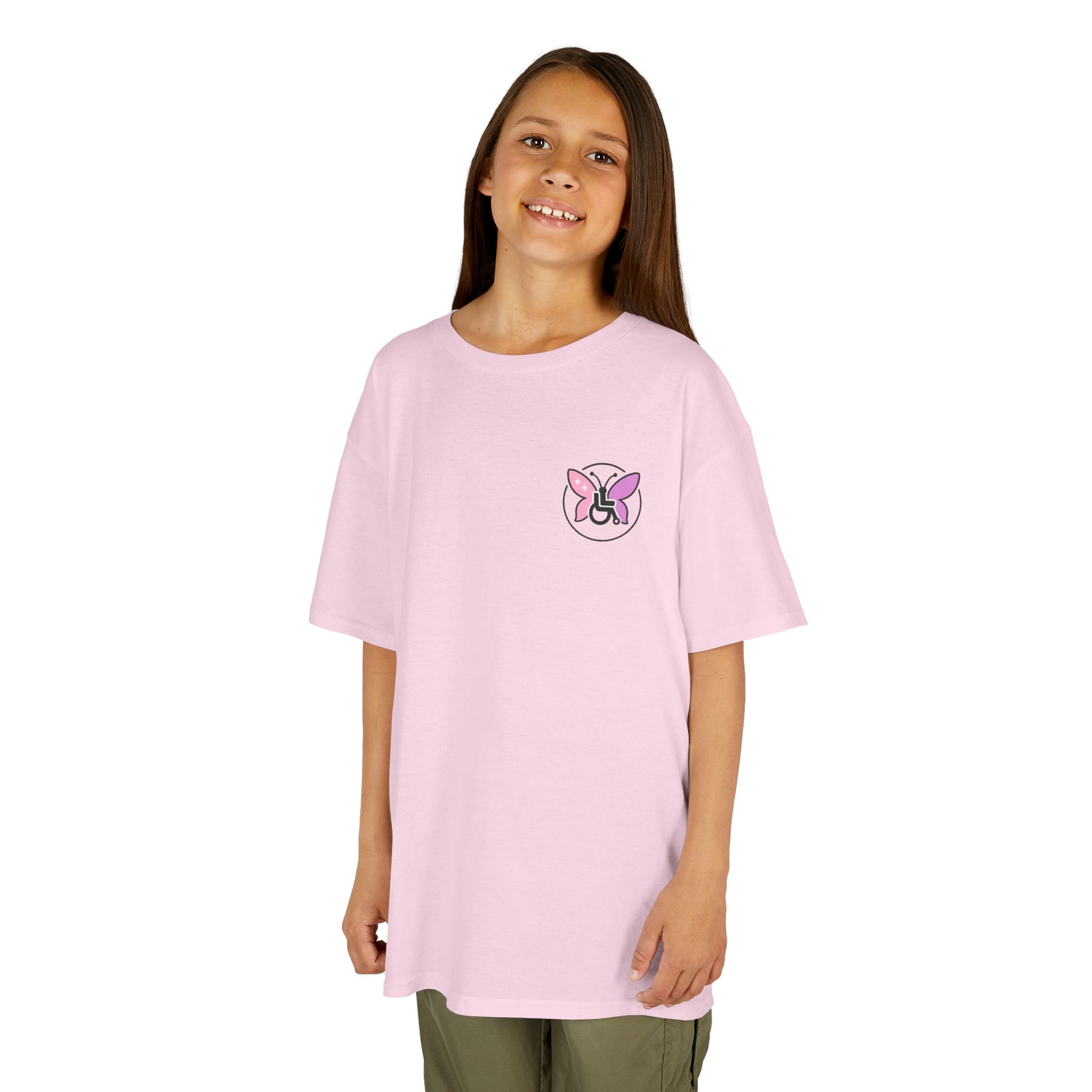 Kids Butterfly Effect of Kindness T-Shirt National Pink Shirt Day - Image 61