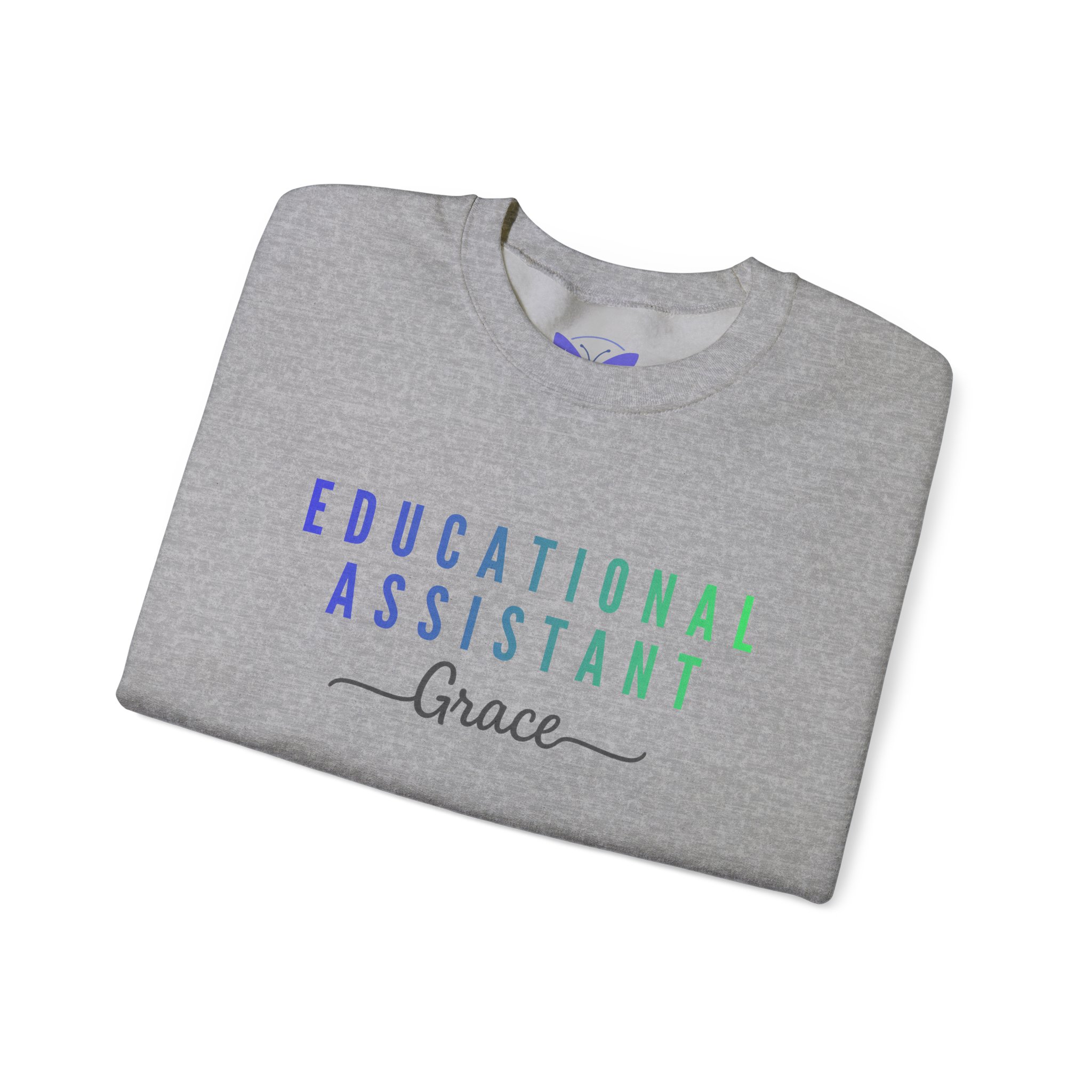 Personalized Educational Assistant Teacher Custom Assistant Teacher Crewneck, Back to School Sweater Teacher Appreciation - Image 11