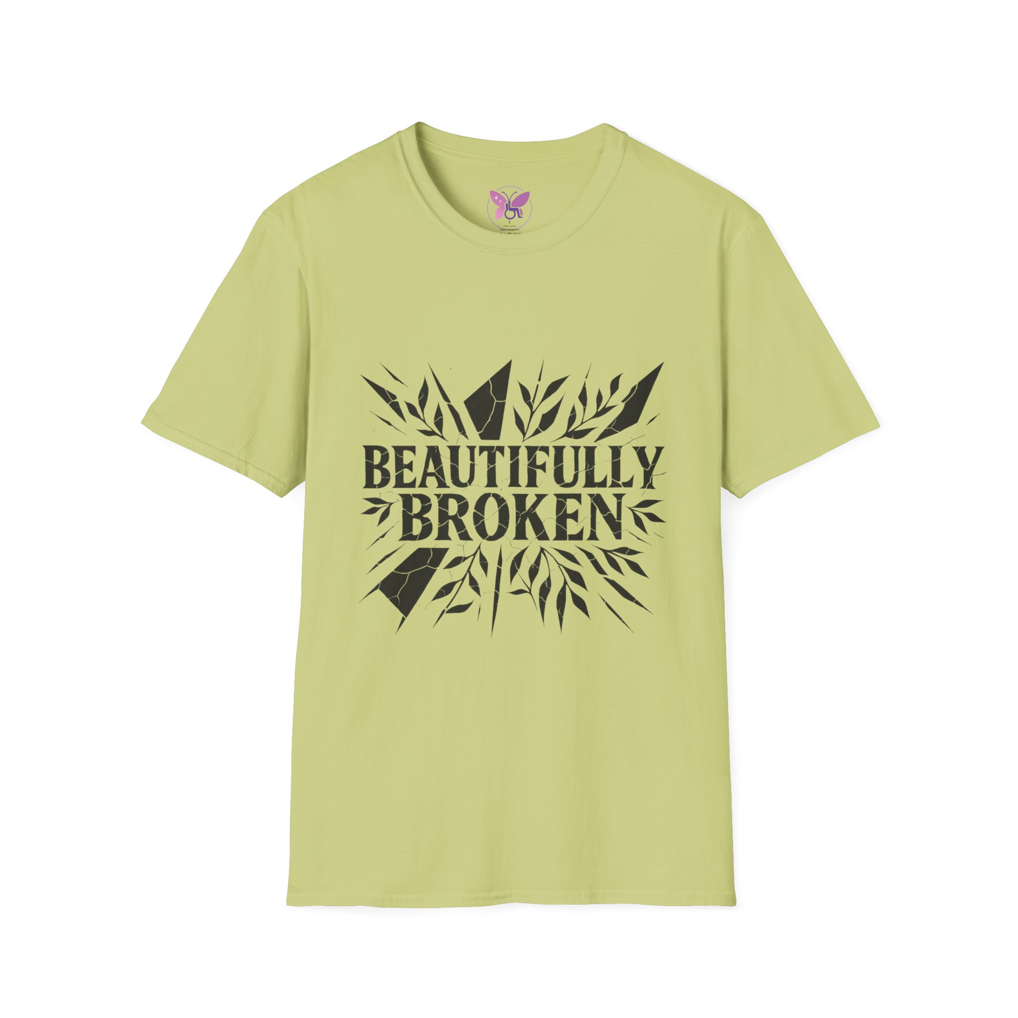 Beautifully Broken T-Shirt Inspirational Quote Tee, Empowerment Gift Promoting Self-love, Motivation and Mental Health Awareness. - Image 17