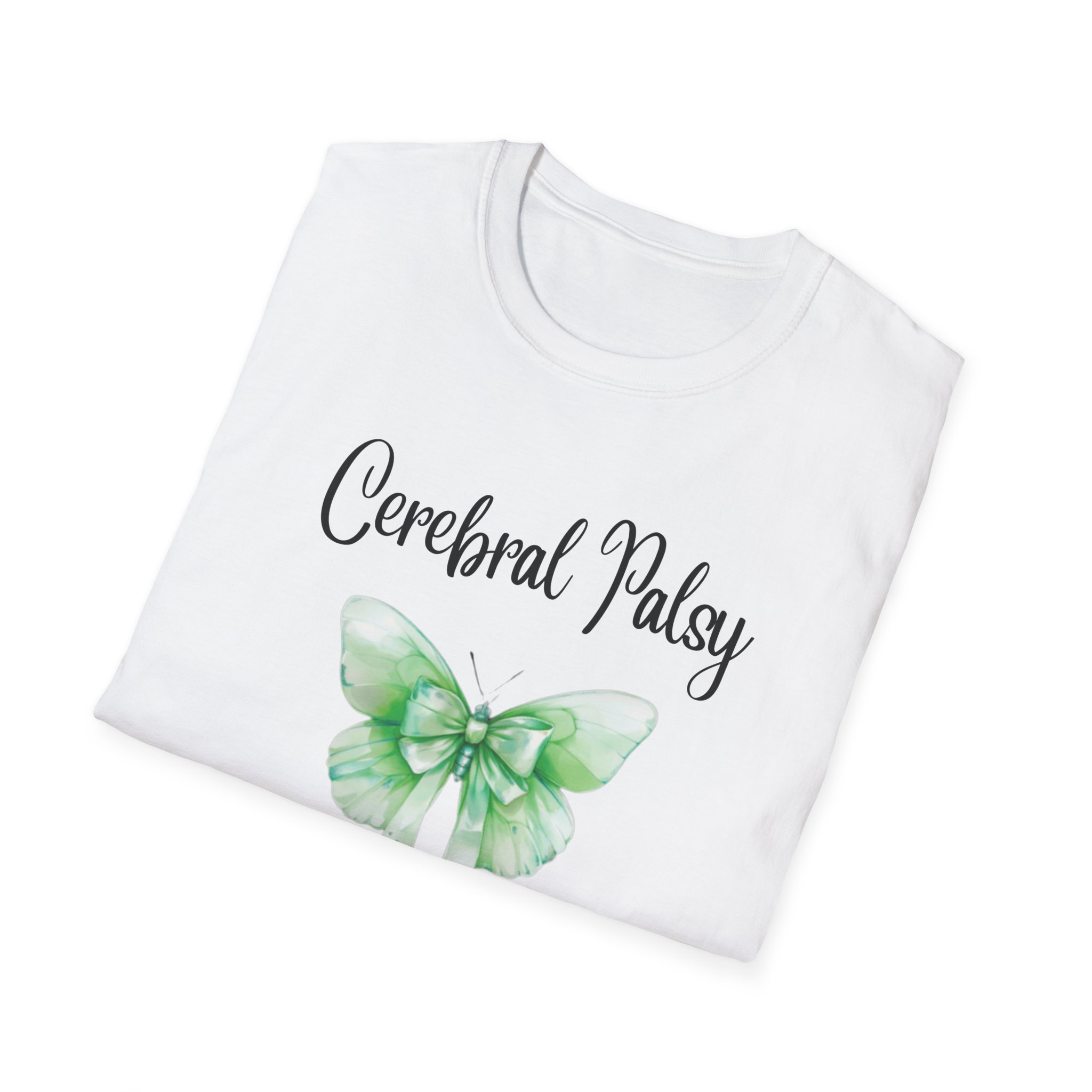 Cerebral Palsy Warrior Awareness T-Shirt Green Butterfly Tee for Fighters, Advocates, Disability Tee, Fundraisers, Empowerment Tee - Image 4
