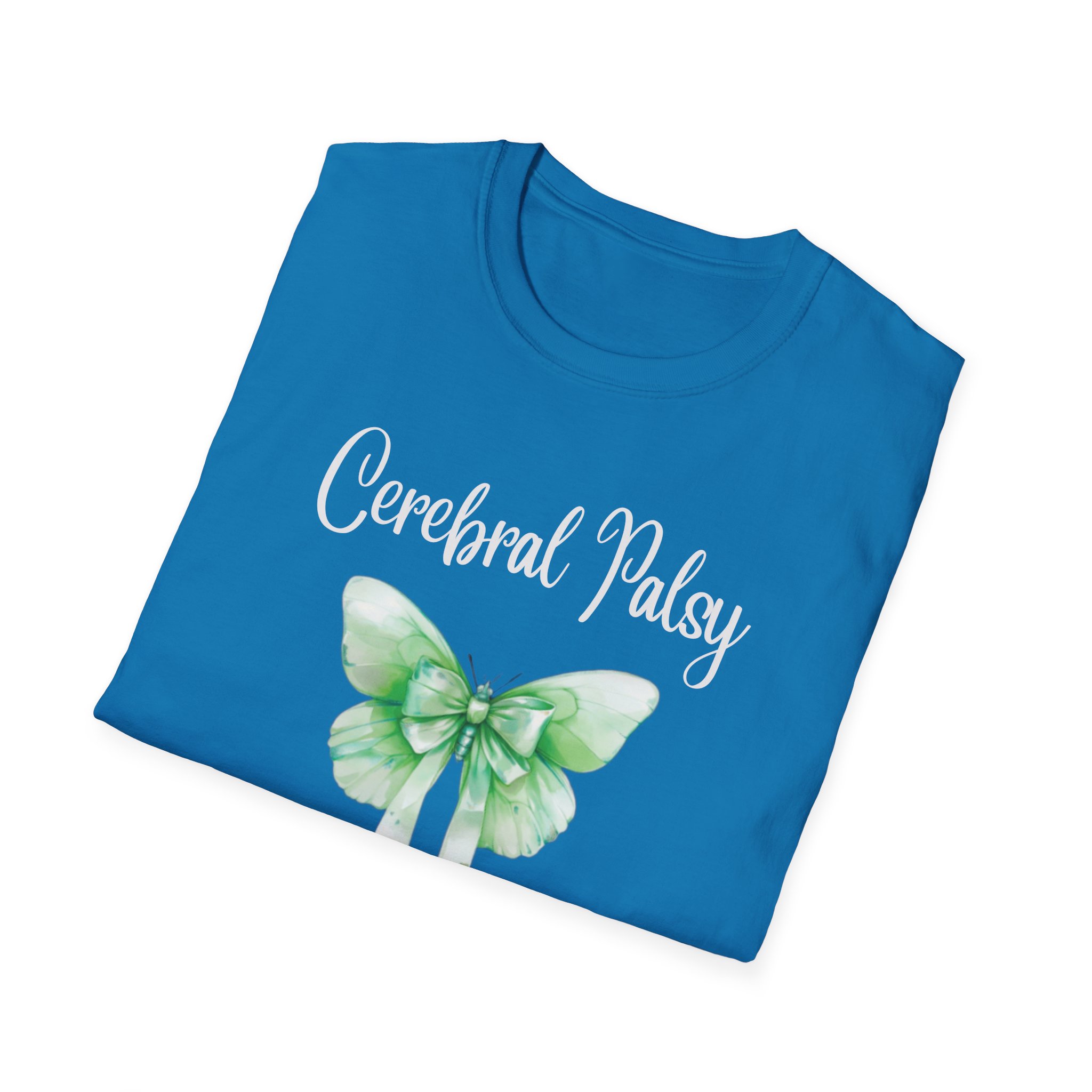 Cerebral Palsy Warrior Awareness T-Shirt Green Butterfly Tee for Fighters, Advocates, Disability Tee, Fundraisers, Empowerment Tee - Image 12