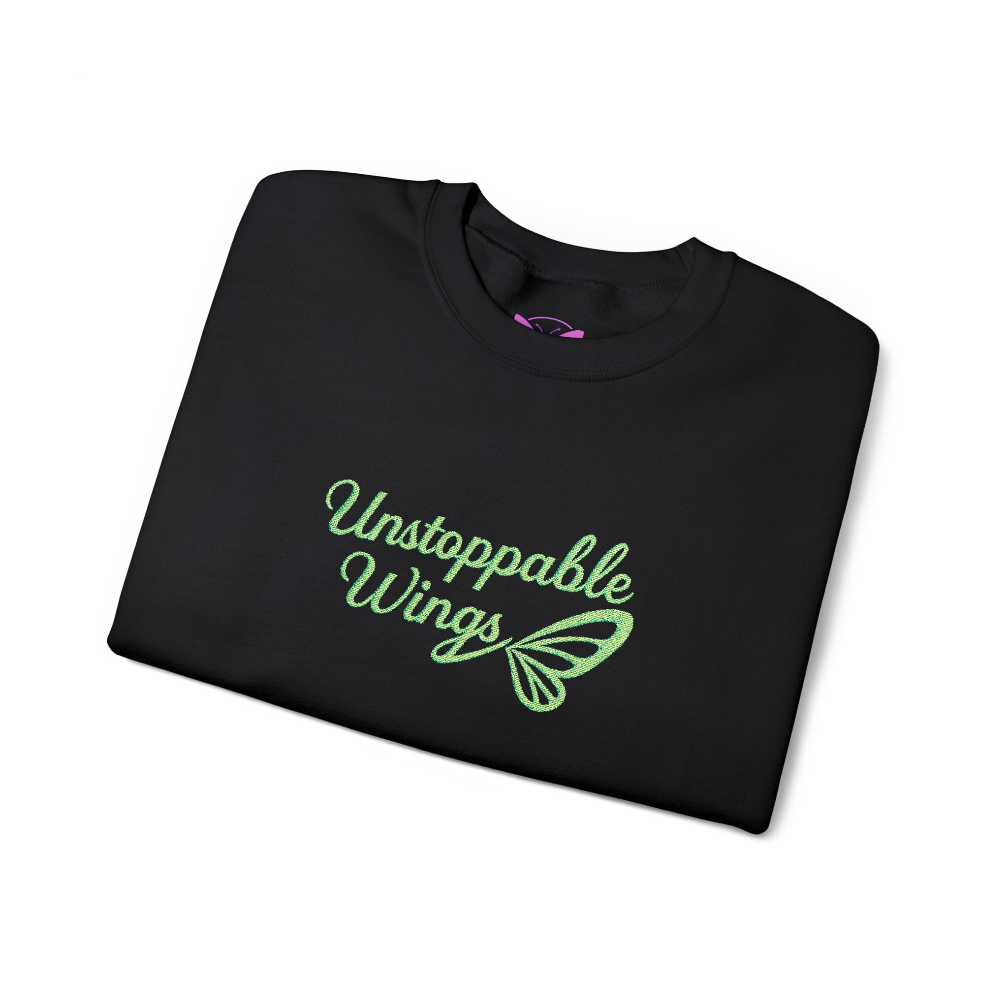 Adult Limited Edition “Unstoppable Wings” Cerebral Palsy Embroidered Adult Sweatshirt - Image 3