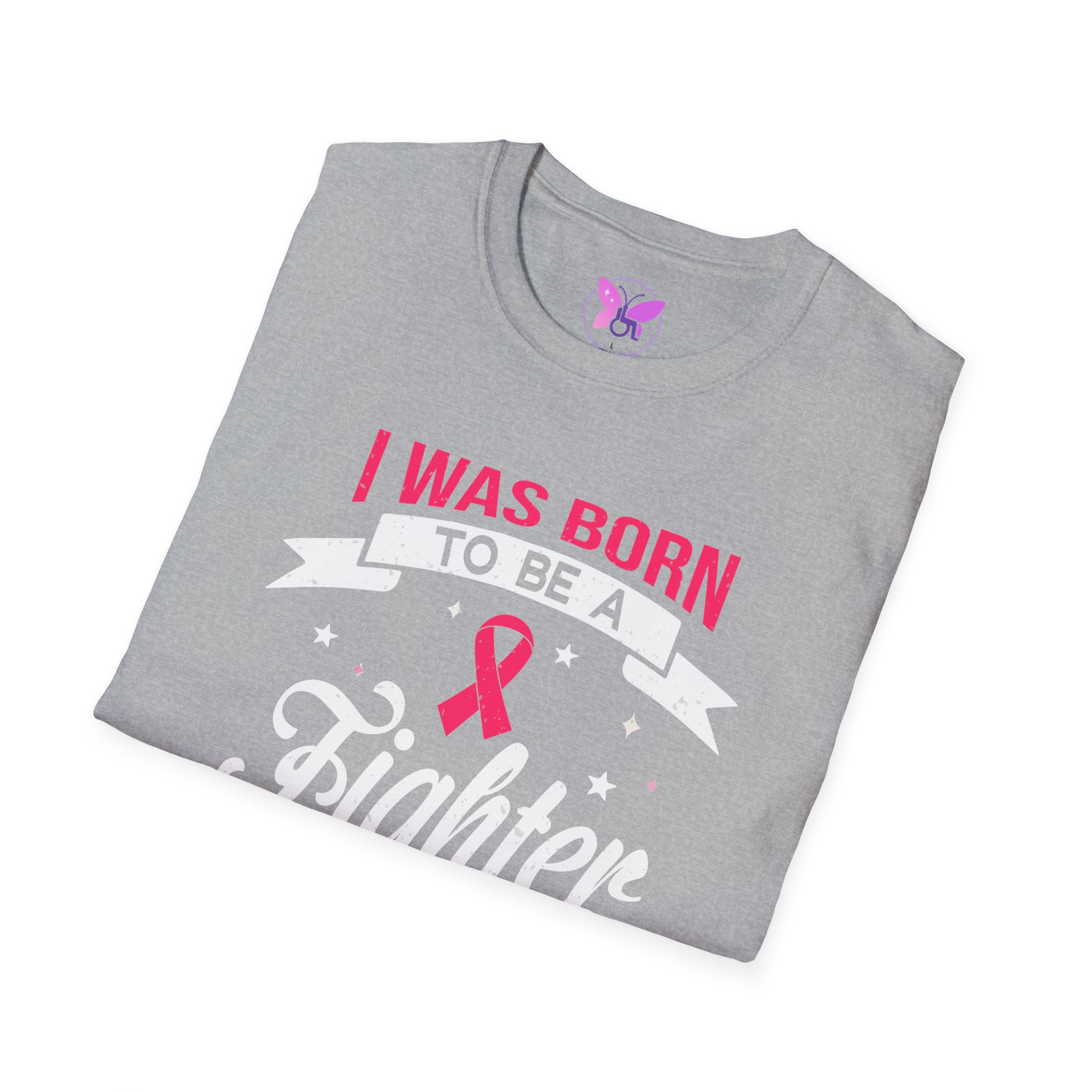 Breast Cancer Awareness Fighter T-Shirt Born to Be a Fighter I Wont Back Down Shirt, Pink Ribbon Empowerment Tee, Survivor Support Gift - Image 8