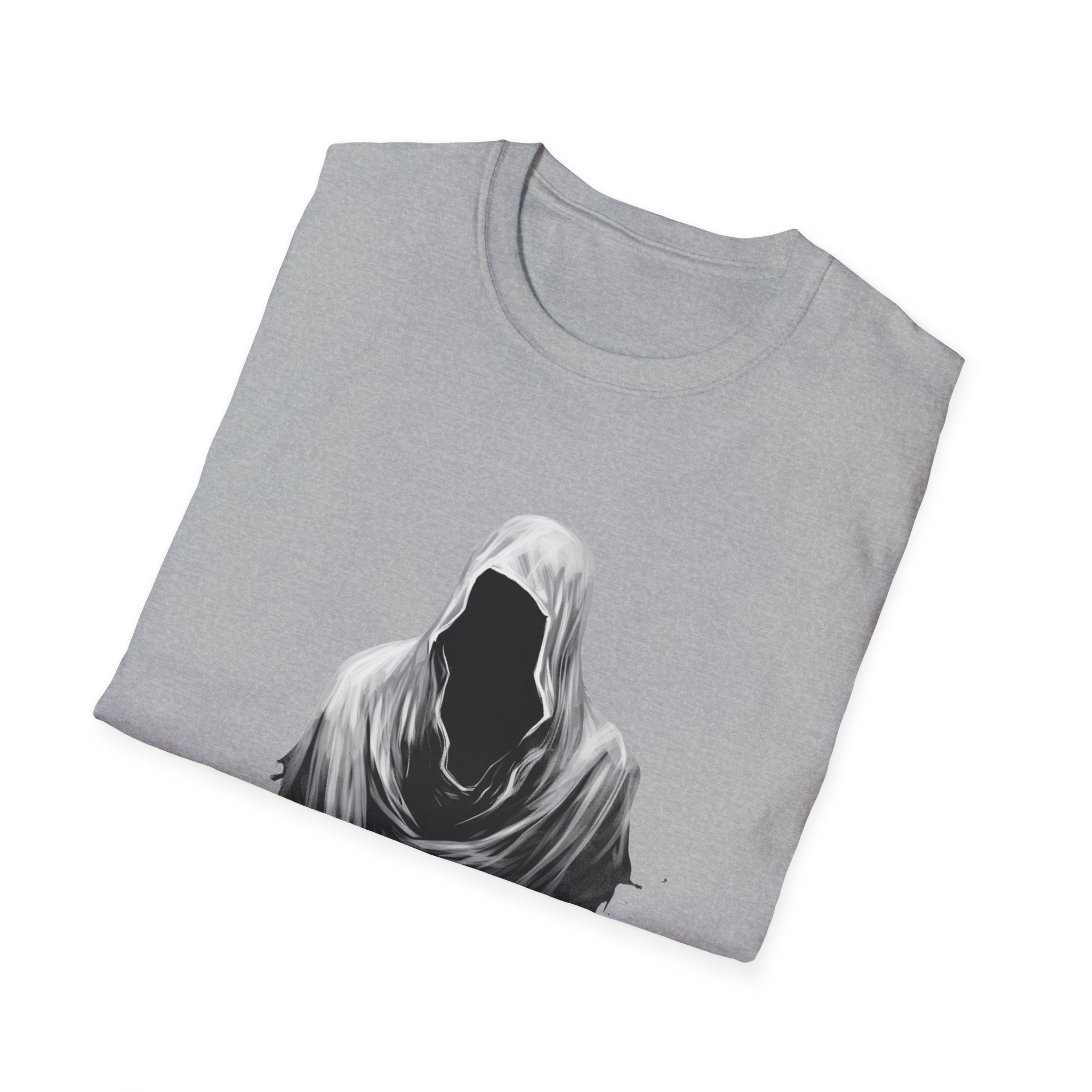 Hooded Void Graphic Tee Gothic Horror Dripping Cloak T Shirt, Streetwear, Dark Fantasy Apparel Spooky Tee Halloween Shirt Gift For Goth - Image 12