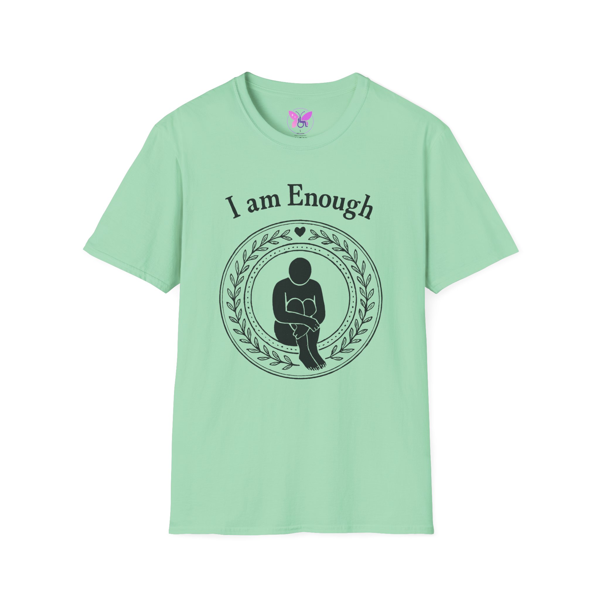 I Am Enough T-Shirt - Mental Health Awareness Shirt, Self Love Tee, Positive Message, Empowerment Apparel, Gift for Women, You Are Enough - Image 25