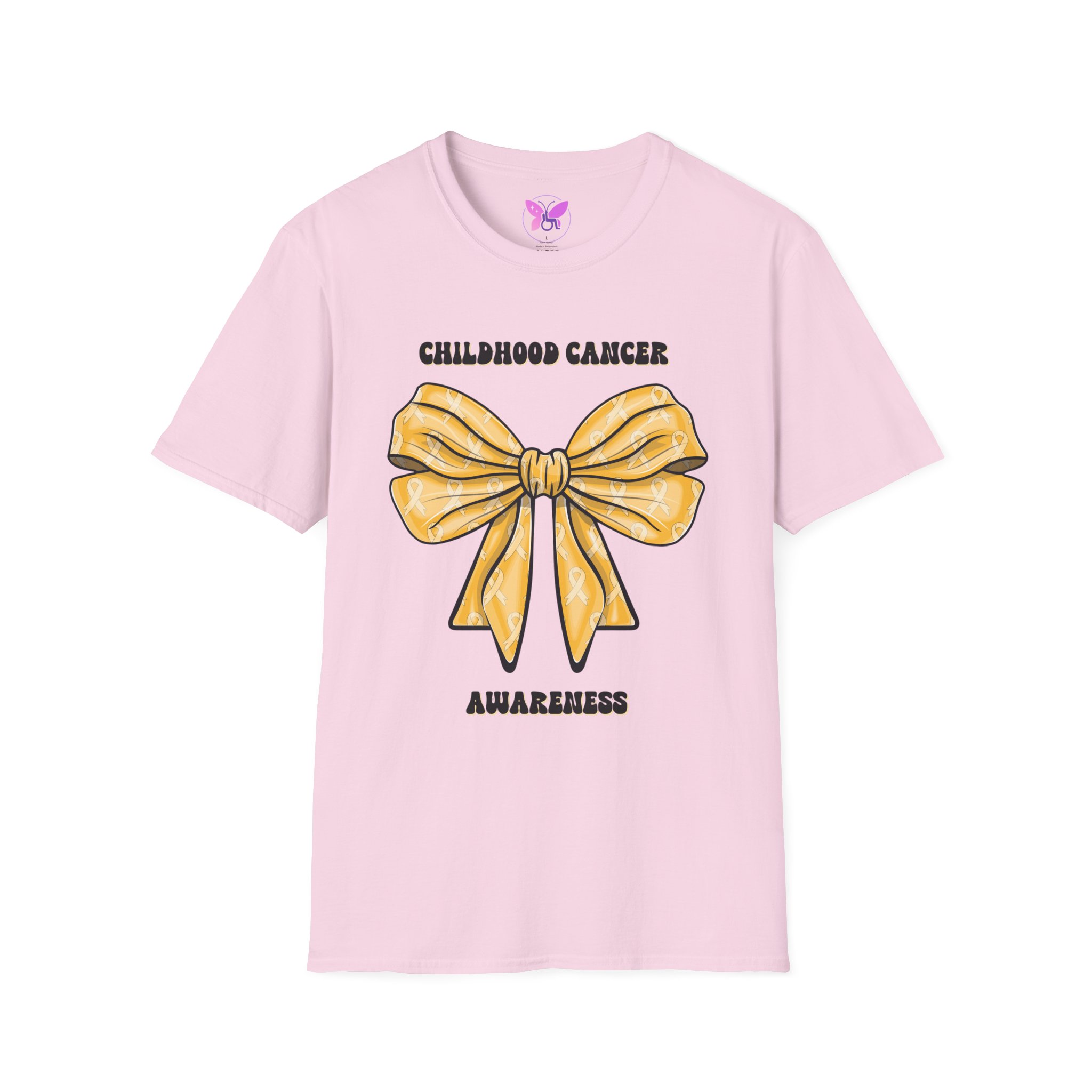 Childhood Cancer Awareness Shirt Gold Ribbon T-Shirt | Awareness Shirt, Pediatric Cancer Support Tee for Kids and Adults Unisex Fundraiser - Image 21