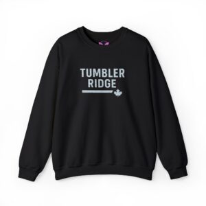 Tumbler Ridge, bumper sticker, maple decal, charity decal, 100% profits donated, relief fund, victims support, survivor support, family support, memorial sticker, Canadian tribute, weatherproof vinyl,