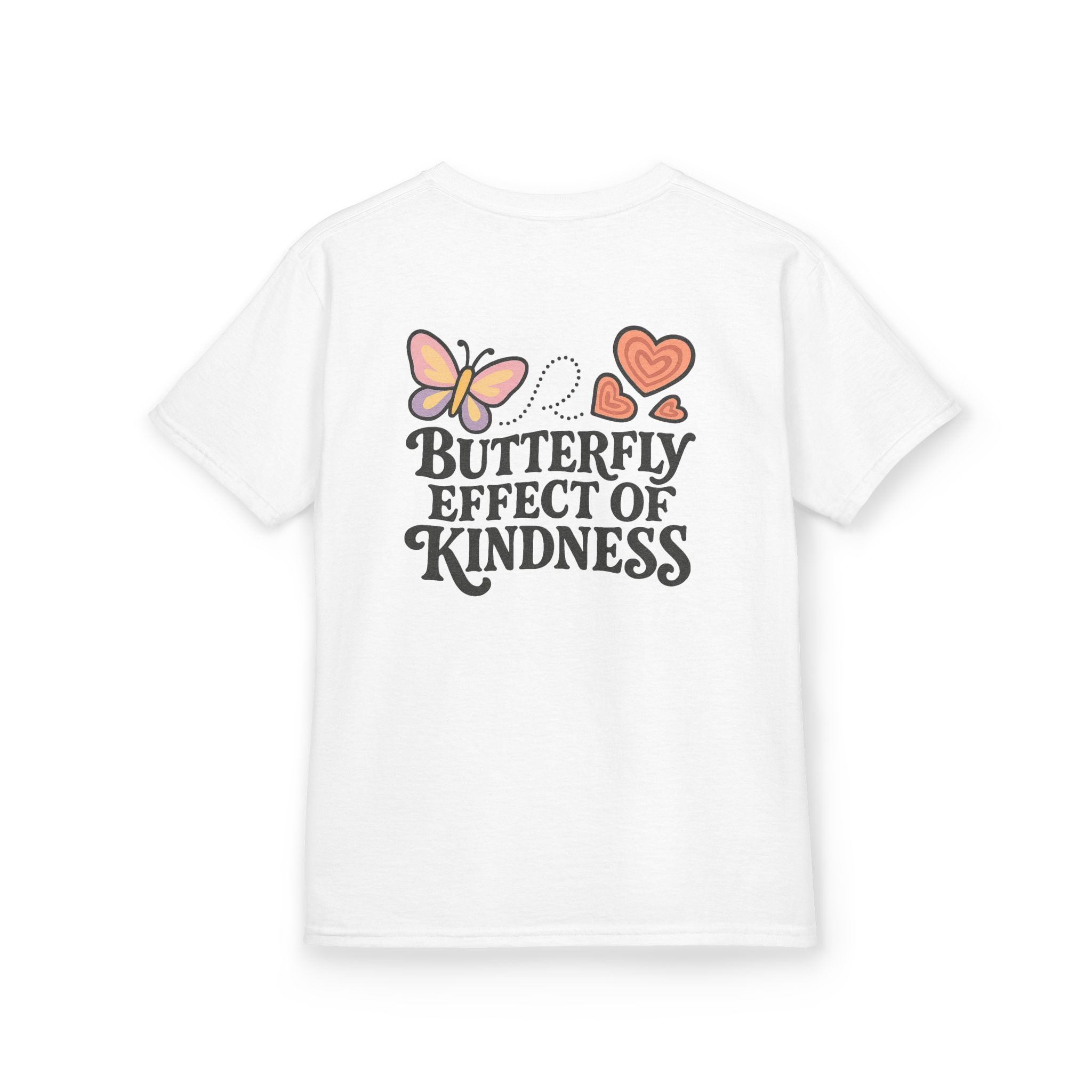 Kids Butterfly Effect of Kindness T-Shirt National Pink Shirt Day - Image 11