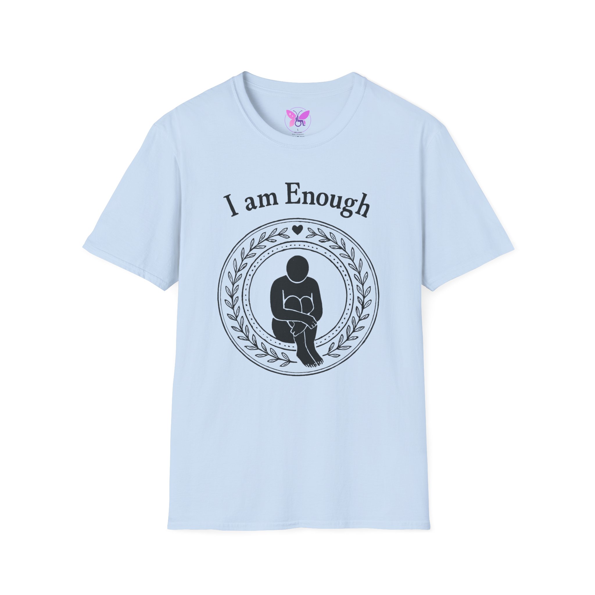 I Am Enough T-Shirt - Mental Health Awareness Shirt, Self Love Tee, Positive Message, Empowerment Apparel, Gift for Women, You Are Enough - Image 29