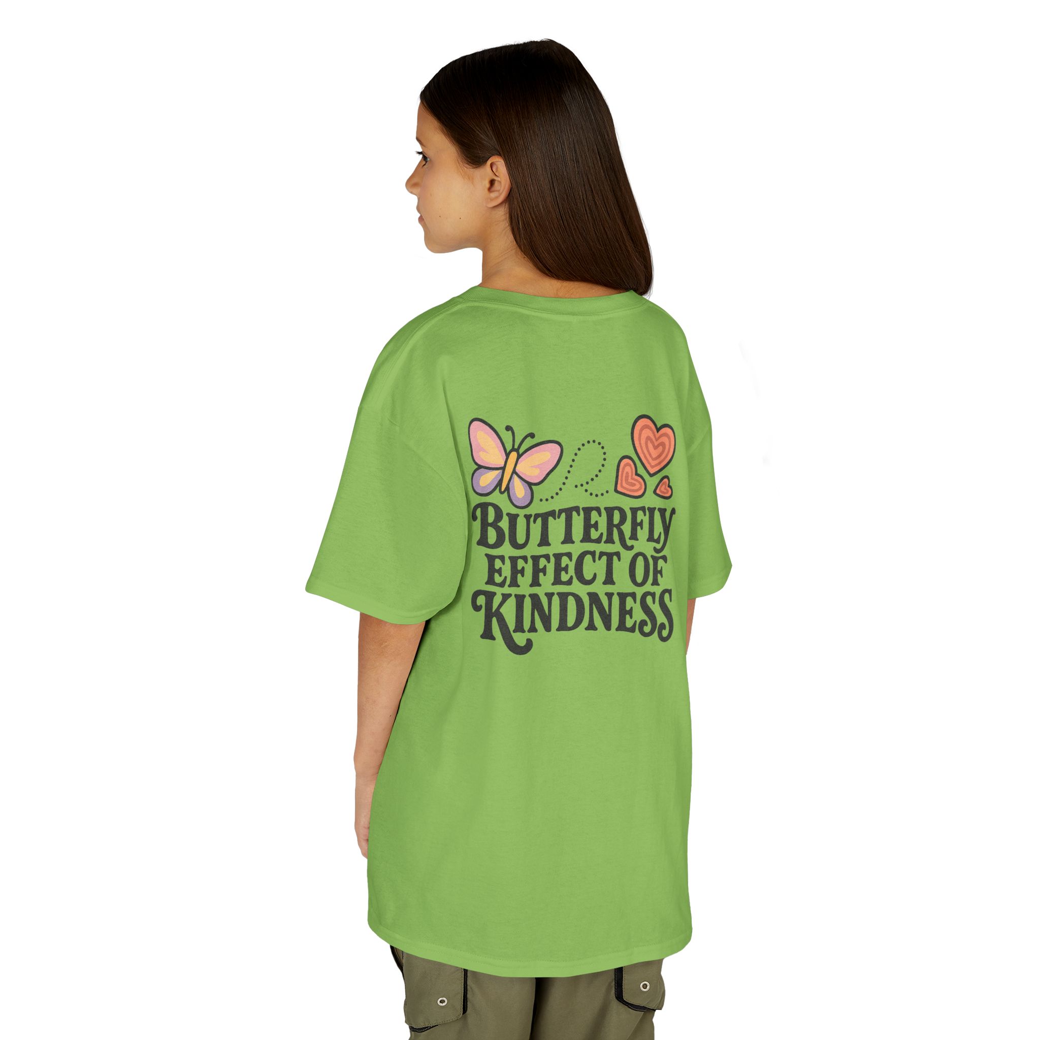 Kids Butterfly Effect of Kindness T-Shirt National Pink Shirt Day - Image 48