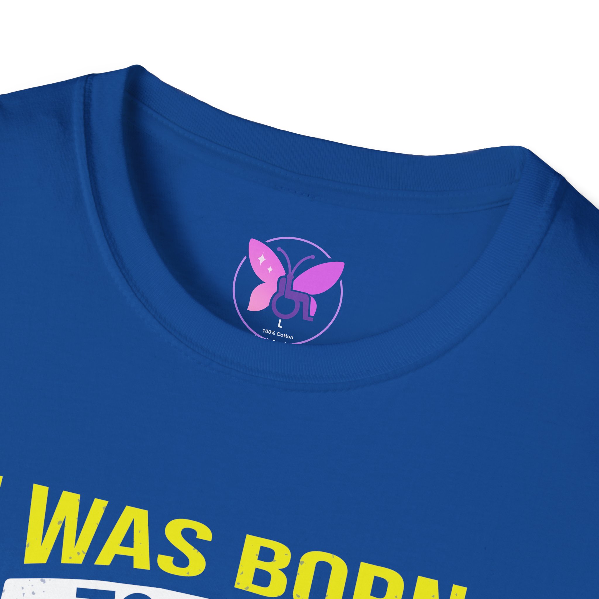 Empowering Fighter Tee , Gift for Cancer Awareness, Unisex Yellow Ribbon Sarcoma and Bone Cancer Awareness Tee I Was Born To Be A Fighter - Image 15