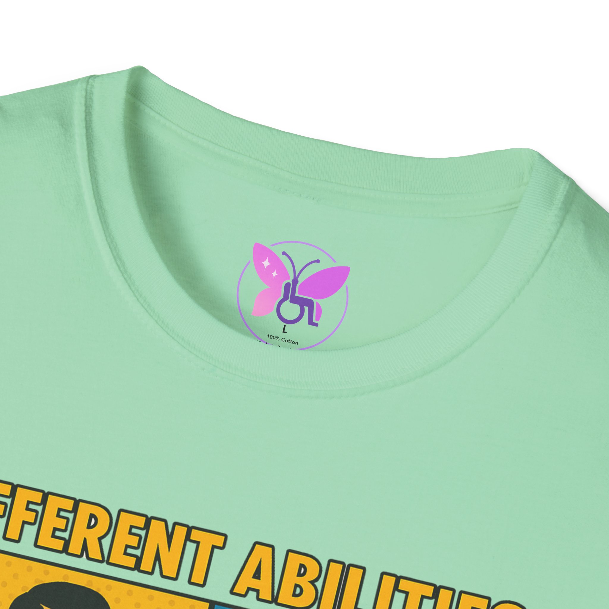 Different Abilities Same Attitude T-Shirt Disability Empowerment Tee Inclusive Unisex Shirt - Image 23
