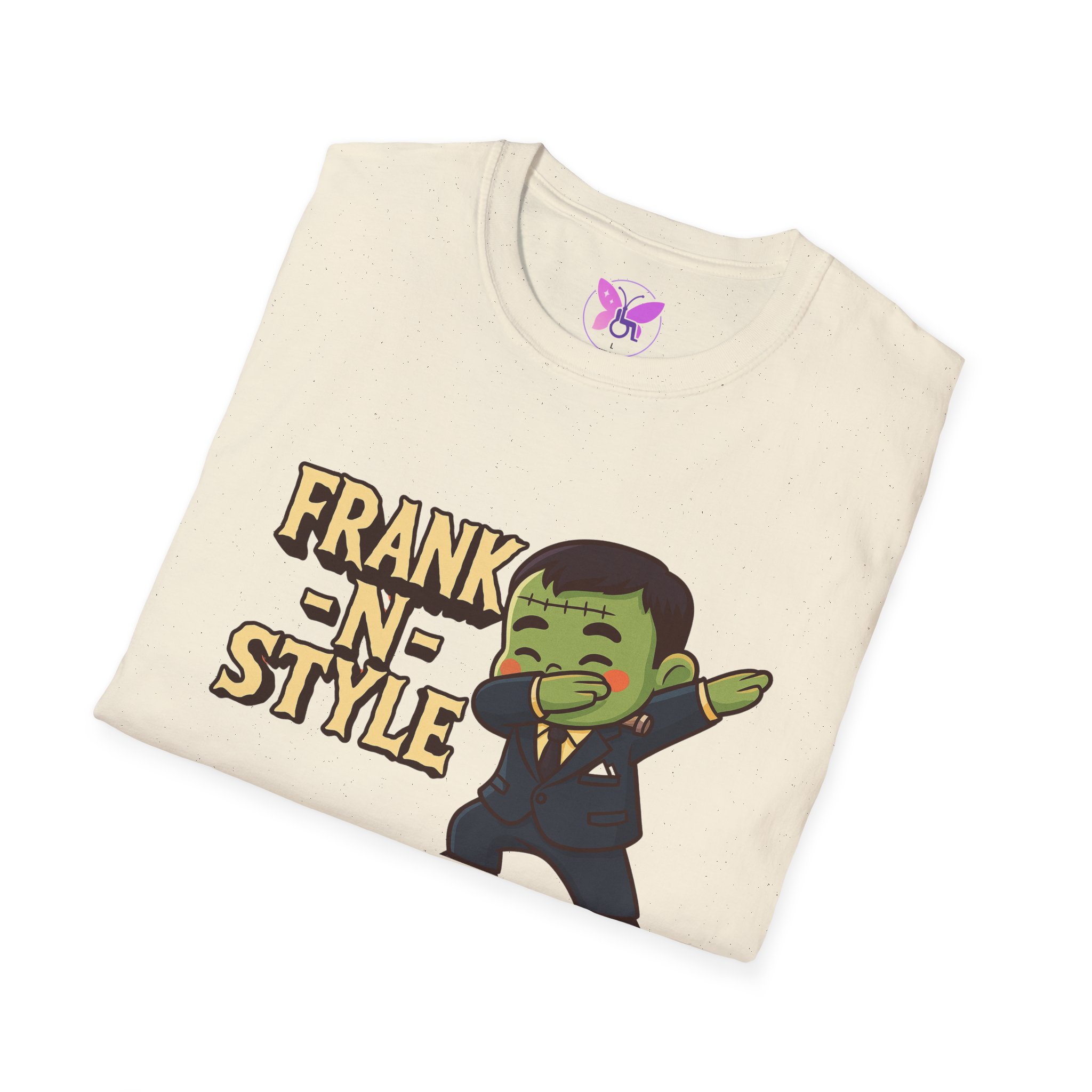Boy Frank N Style Dabbing T-Shirt for Adults, Unisex Tee Shirt, Softstyle Top, Fun Graphic Tee, Trendy Hip Shirt, Cool Cotton Tshirt - Image 24
