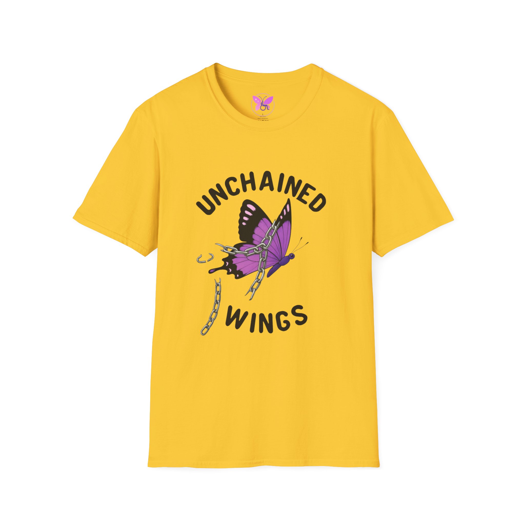Unchained Butterfly Wings T-Shirt - Survivors, Dreamers, Free Spirits , Resilience, Purple Freedom Tee, Emancipation, Personal Growth Tee, - Image 9