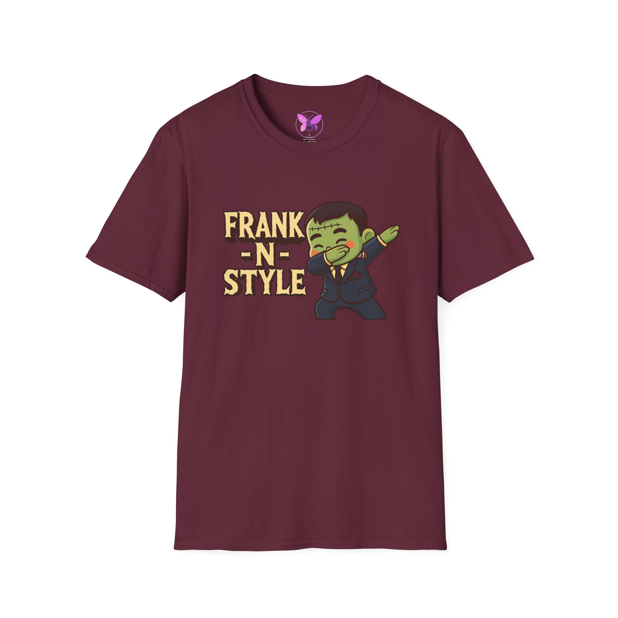 Boy Frank N Style Dabbing T-Shirt for Adults, Unisex Tee Shirt, Softstyle Top, Fun Graphic Tee, Trendy Hip Shirt, Cool Cotton Tshirt - Image 17