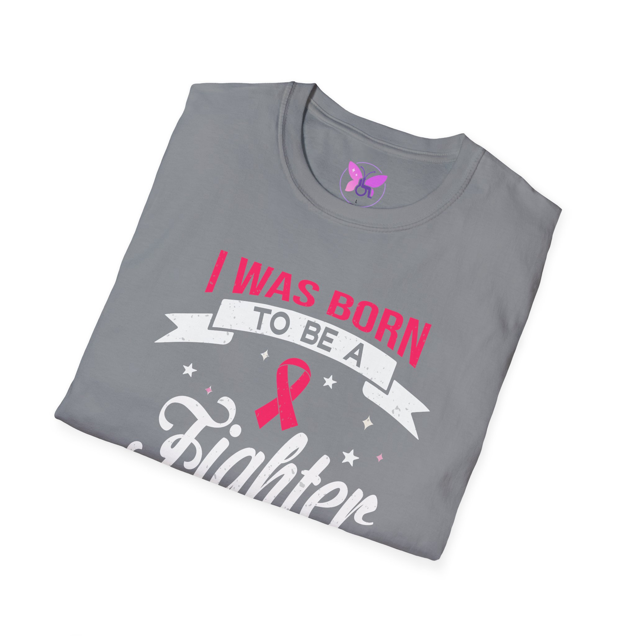 Breast Cancer Awareness Fighter T-Shirt Born to Be a Fighter I Wont Back Down Shirt, Pink Ribbon Empowerment Tee, Survivor Support Gift - Image 12
