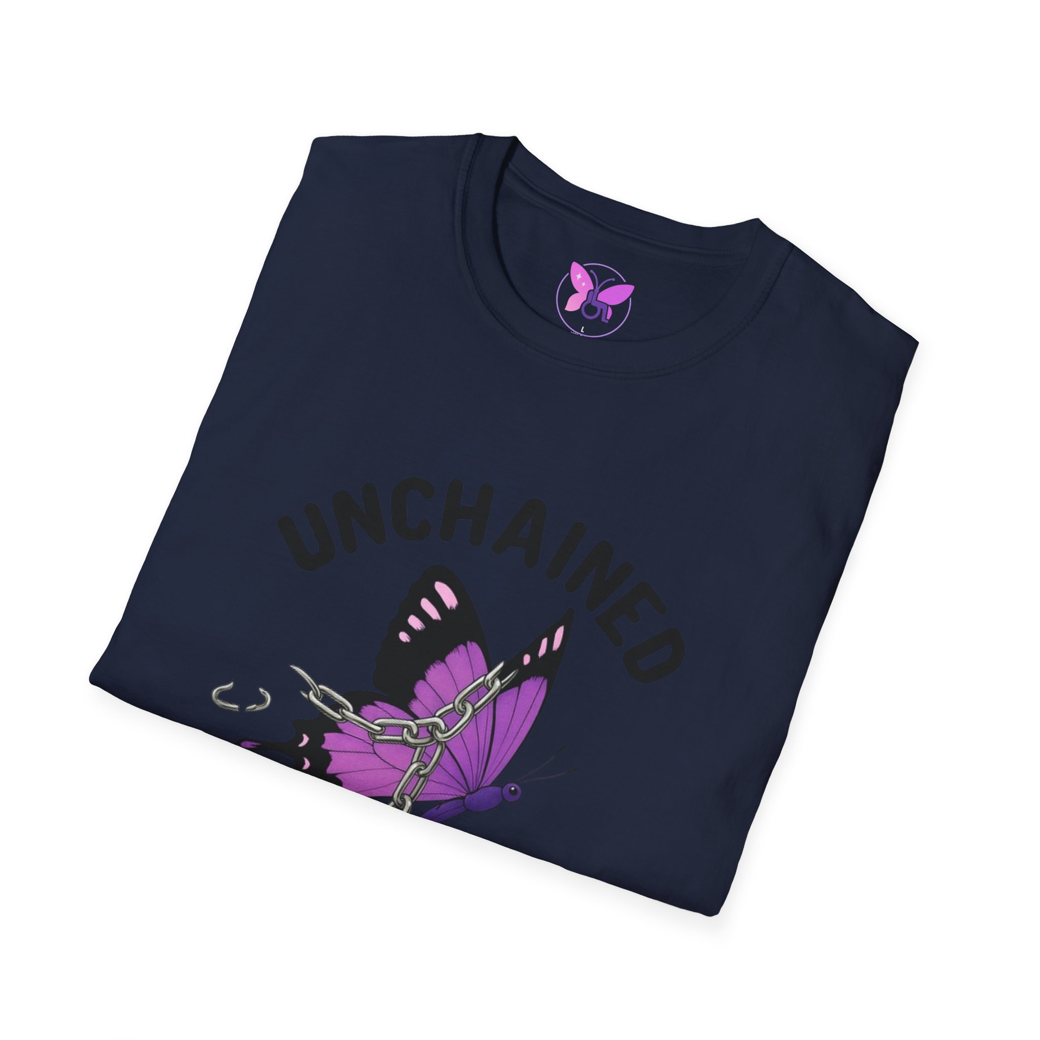 Unchained Butterfly Wings T-Shirt - Survivors, Dreamers, Free Spirits , Resilience, Purple Freedom Tee, Emancipation, Personal Growth Tee, - Image 20