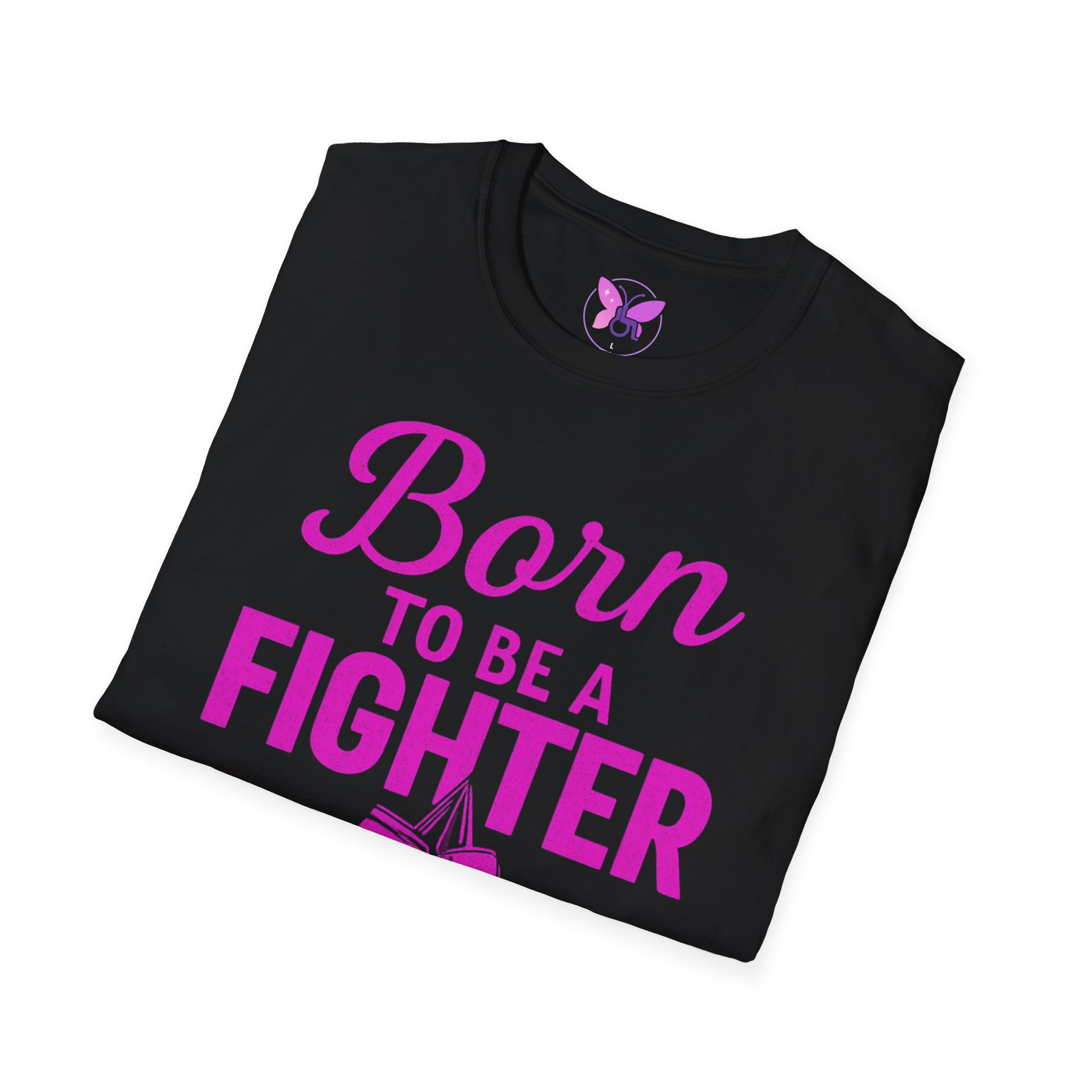 Breast Cancer Awareness Shirt, Cancer Awareness Shirt, Born To Be A Fighter, Breast Cancer Shirt, Pink Ribbon Shirt, Breast Cancer Support - Image 8