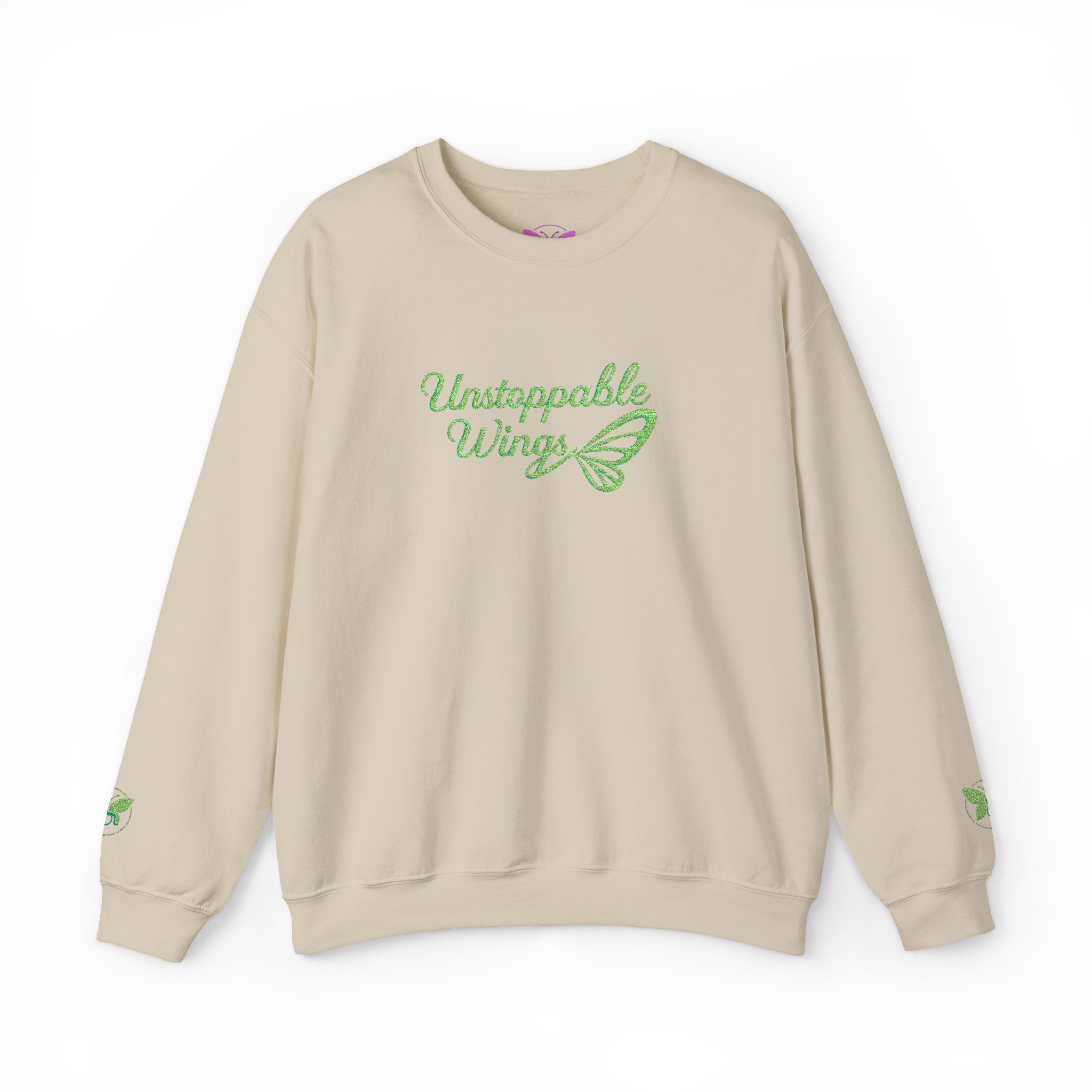 Adult Limited Edition “Unstoppable Wings” Cerebral Palsy Embroidered Adult Sweatshirt - Image 9
