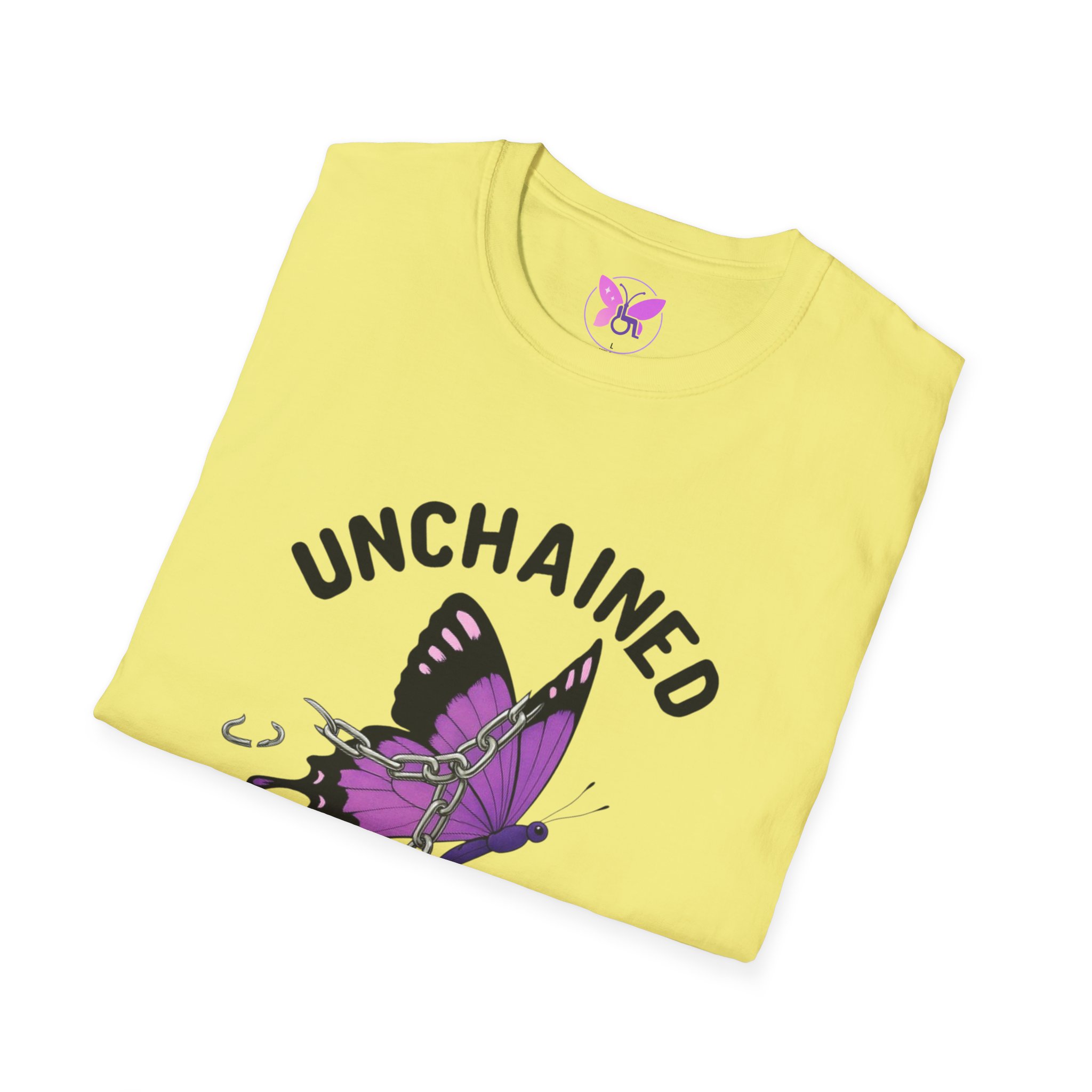 Unchained Butterfly Wings T-Shirt - Survivors, Dreamers, Free Spirits , Resilience, Purple Freedom Tee, Emancipation, Personal Growth Tee, - Image 8