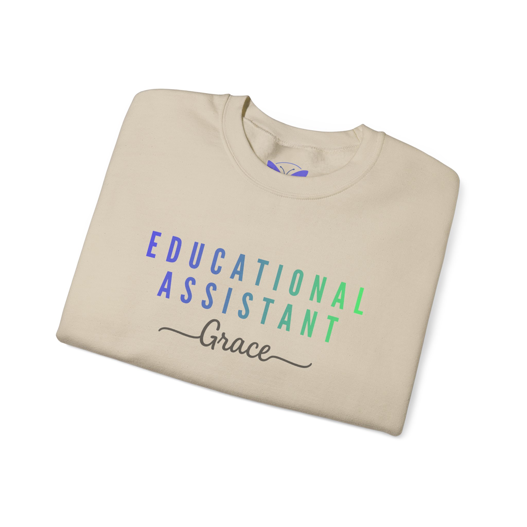 Personalized Educational Assistant Teacher Custom Assistant Teacher Crewneck, Back to School Sweater Teacher Appreciation - Image 7