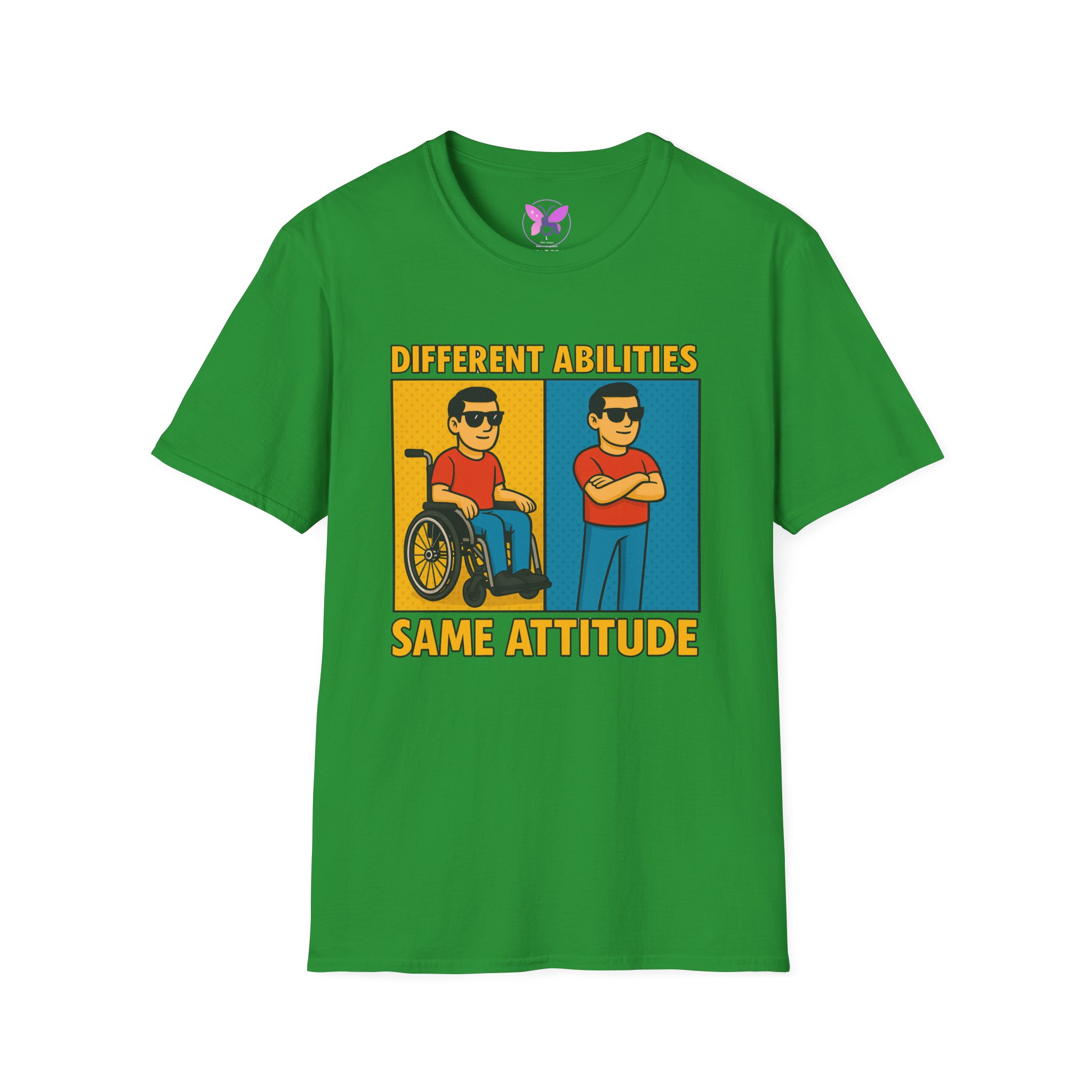 Different Abilities Same Attitude T-Shirt Disability Empowerment Tee Inclusive Unisex Shirt - Image 25
