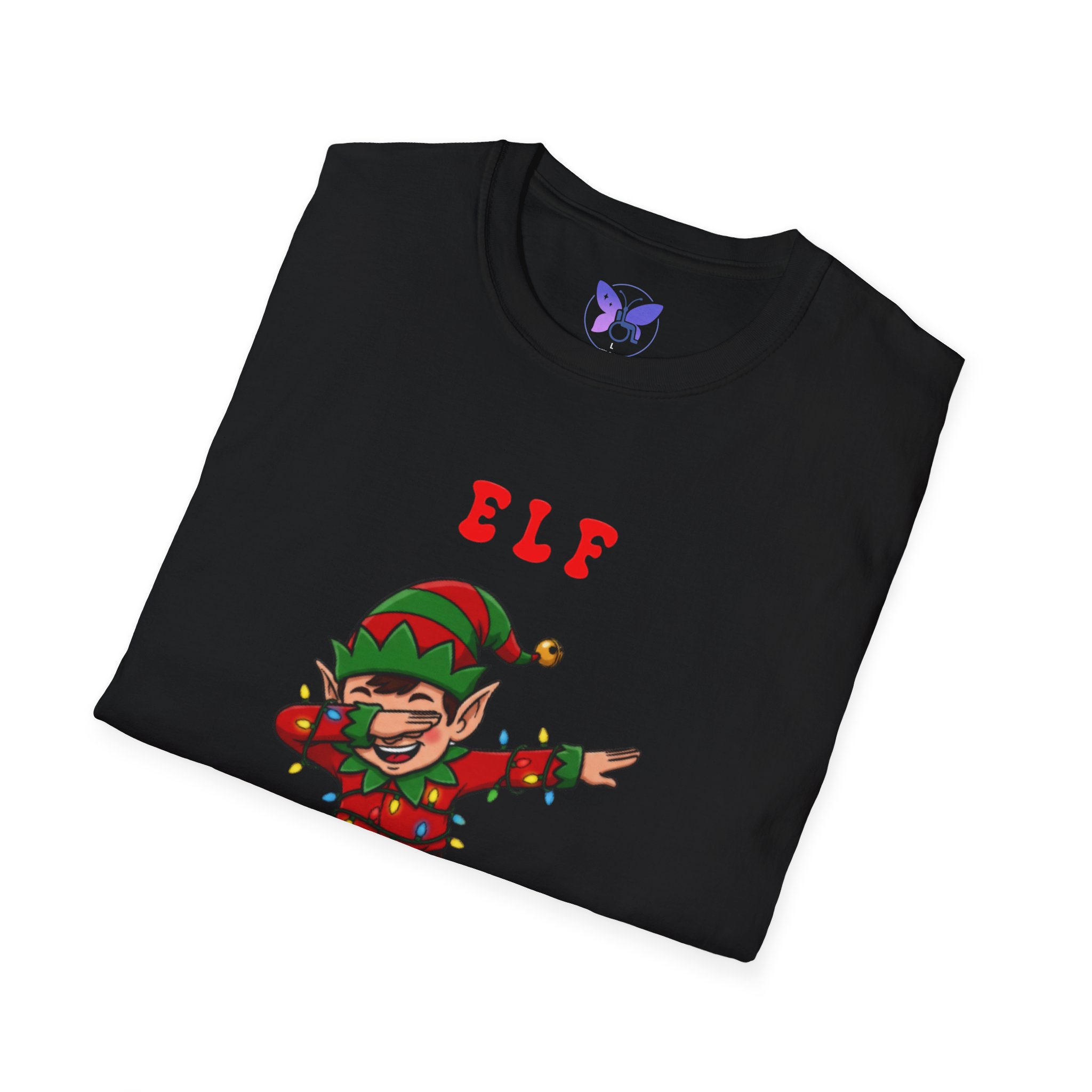 Funny Dabbing Christmas Shirt, Elf Squad Tee, Cute Holiday Lights Shirt, Festive Xmas Party Gift, Christmas Dab Dance - Image 8