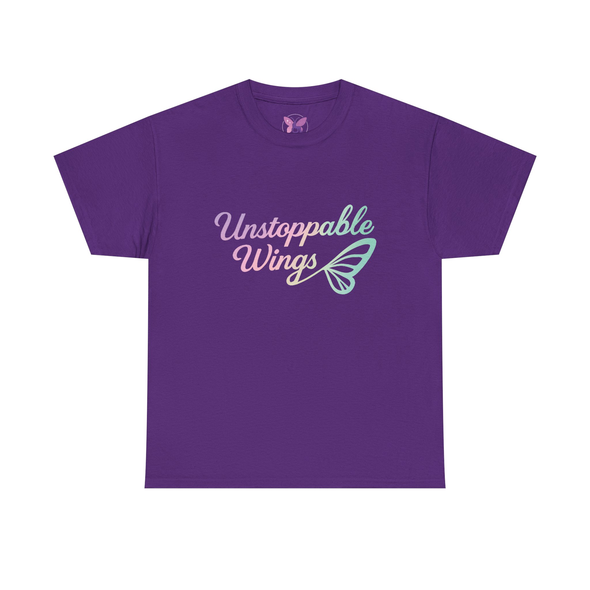 Unstoppable Wings Motivational T-Shirt for Women & Men | Butterfly Empowerment Tee | Inspirational Gift Unisex Heavy Cotton Tee - Image 37