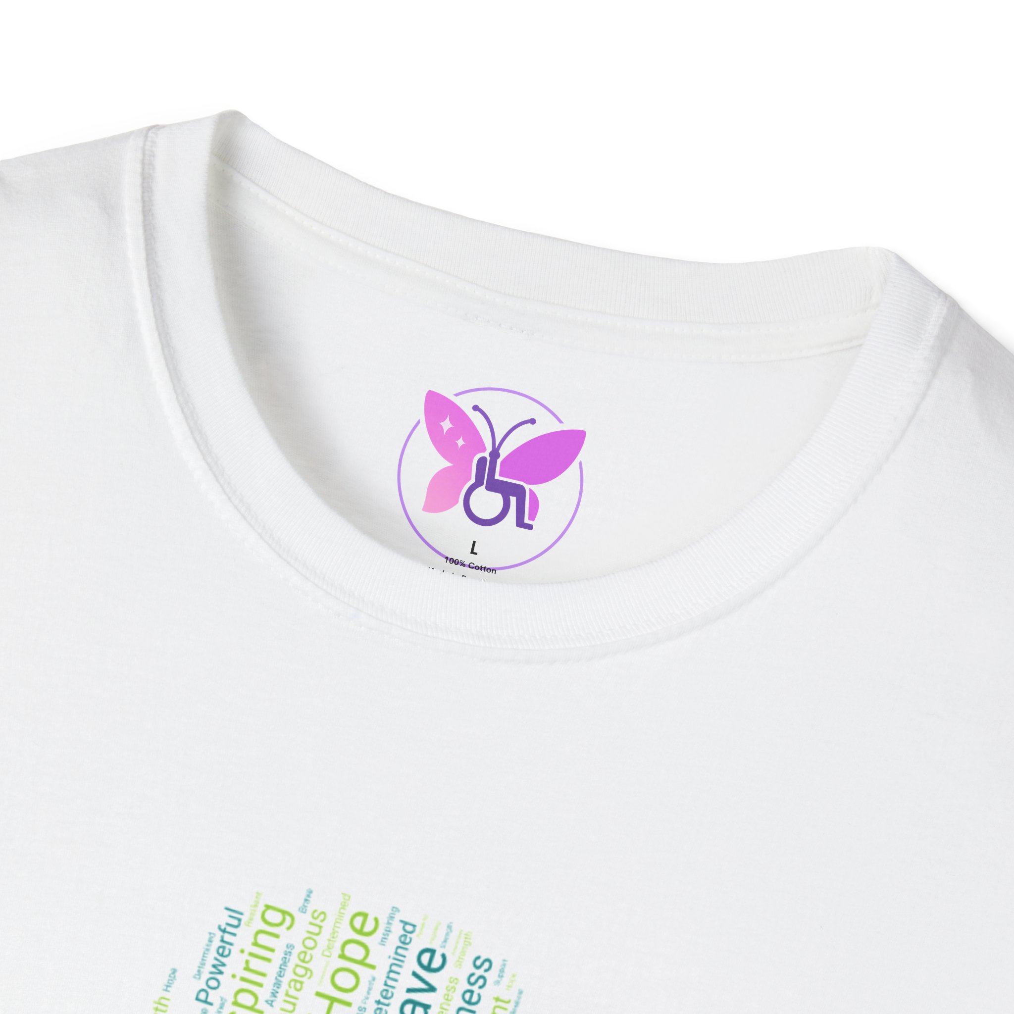 Cerebral Palsy, Mental Health Awareness T-Shirt, Inspirational Tee, Casual Wear, Gift for Friends, Everyday Comfort, Positive Vibes - Image 3